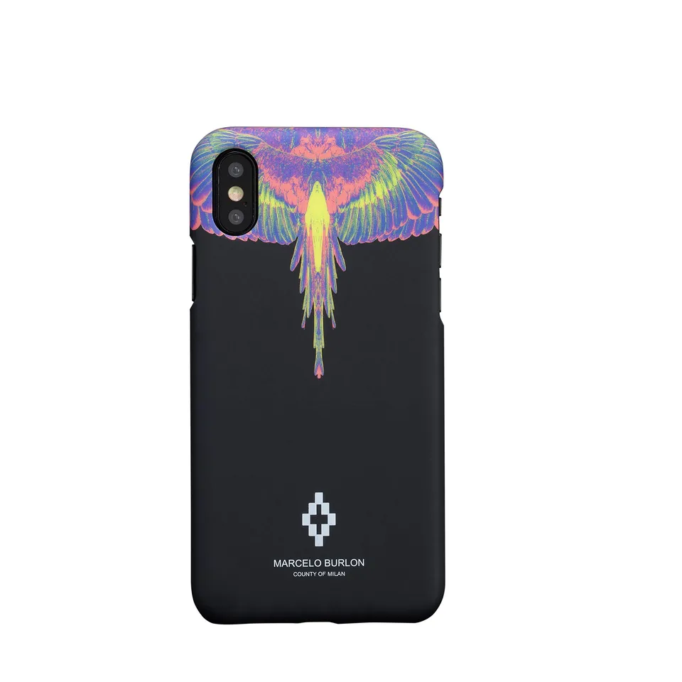 Marcelo Burlon County of Milan cover iPhone XS/X rigida antiurto