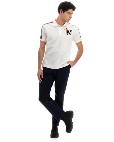 La Martina WMP303 Polo uomo XXL bianca Academy