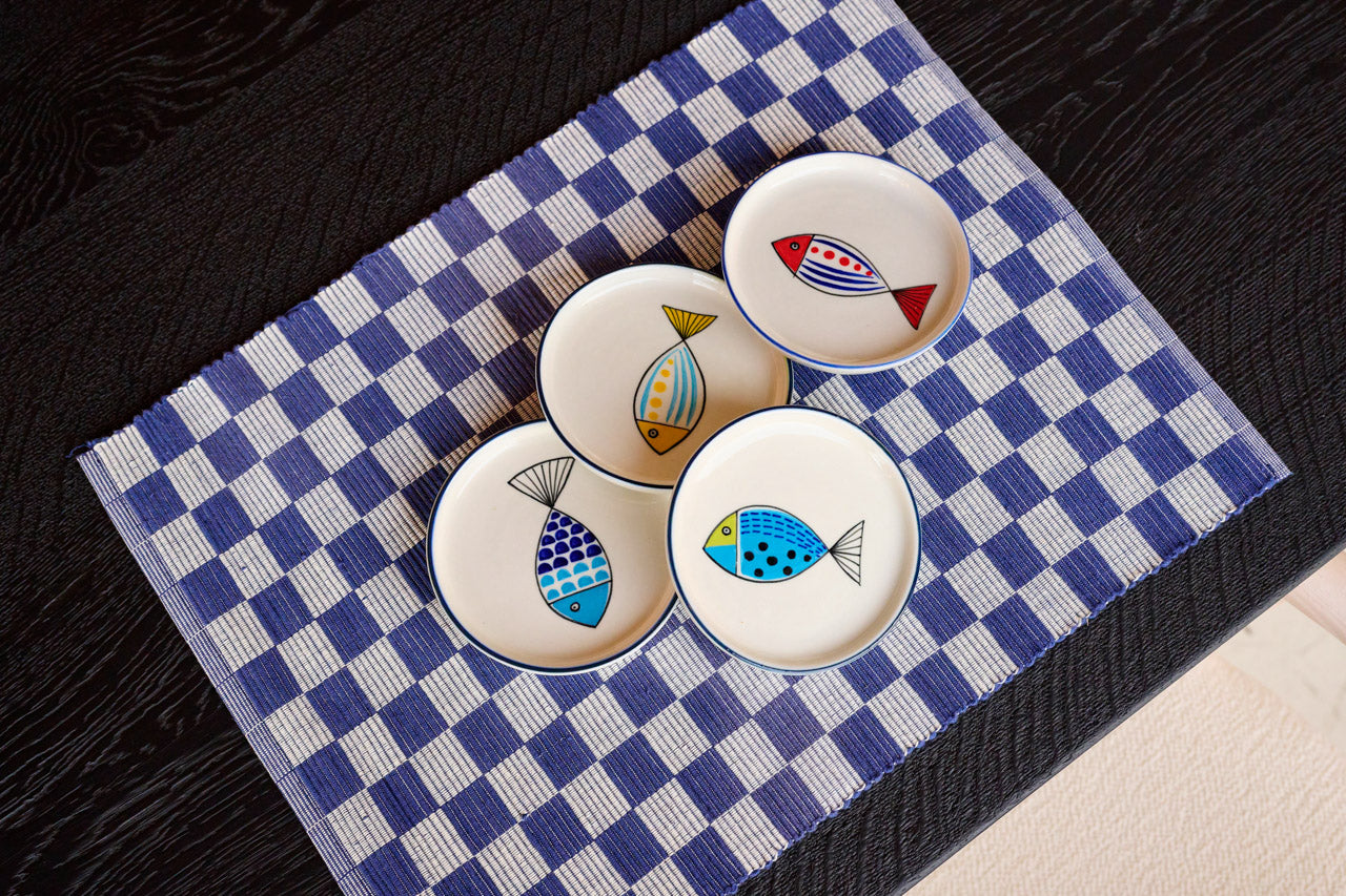 On Earth Kaa piattino ceramica multicolore 11,5 cm