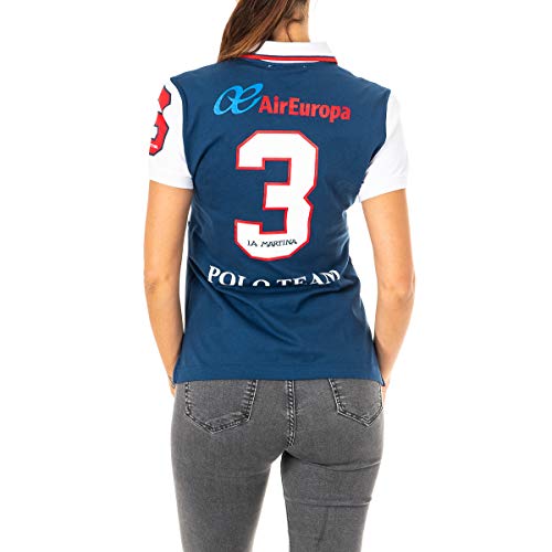La Martina 2WP165 polo donna manica corta cotone stampa