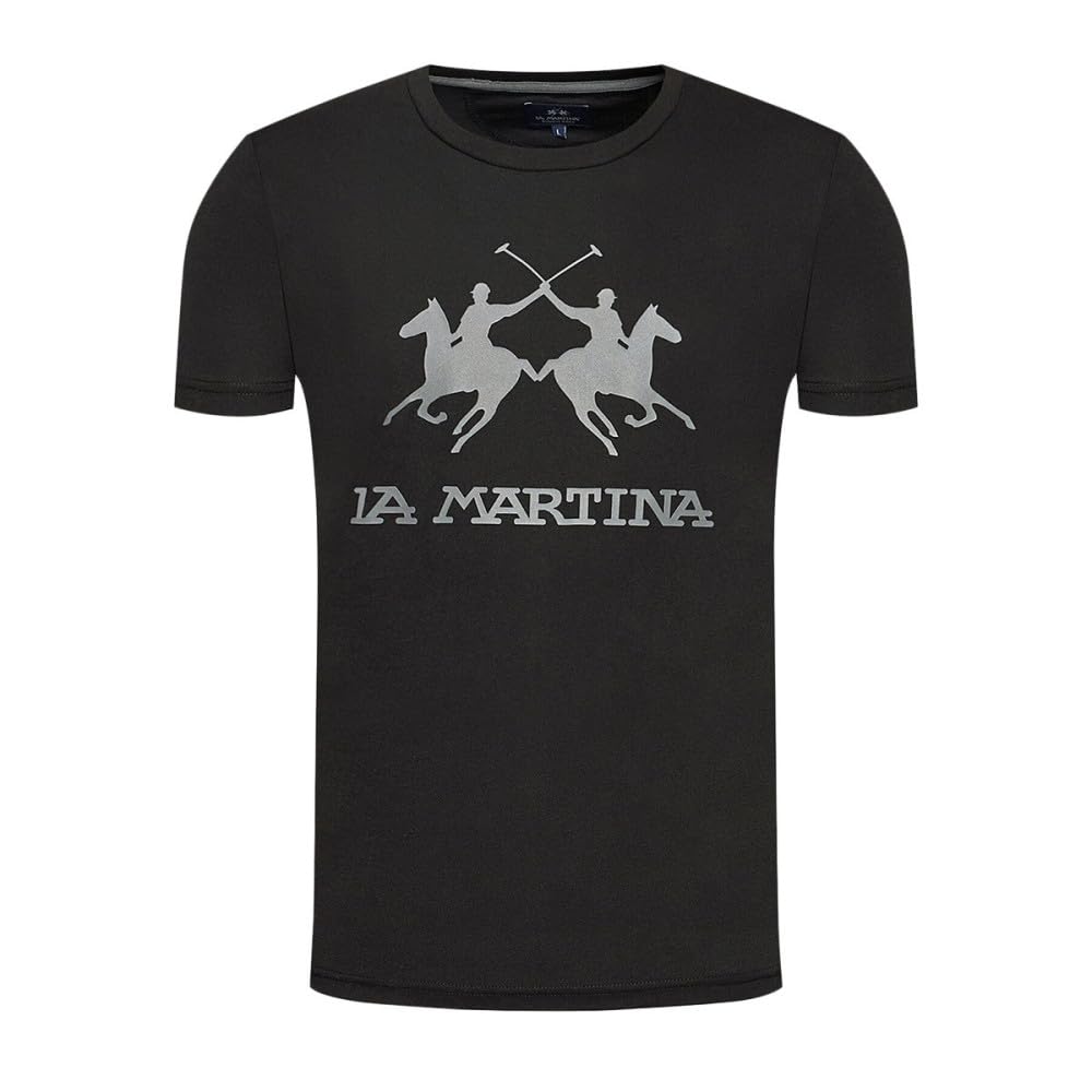 La Martina CCMR05 JS206 T-Shirt Uomo Off White Cotone