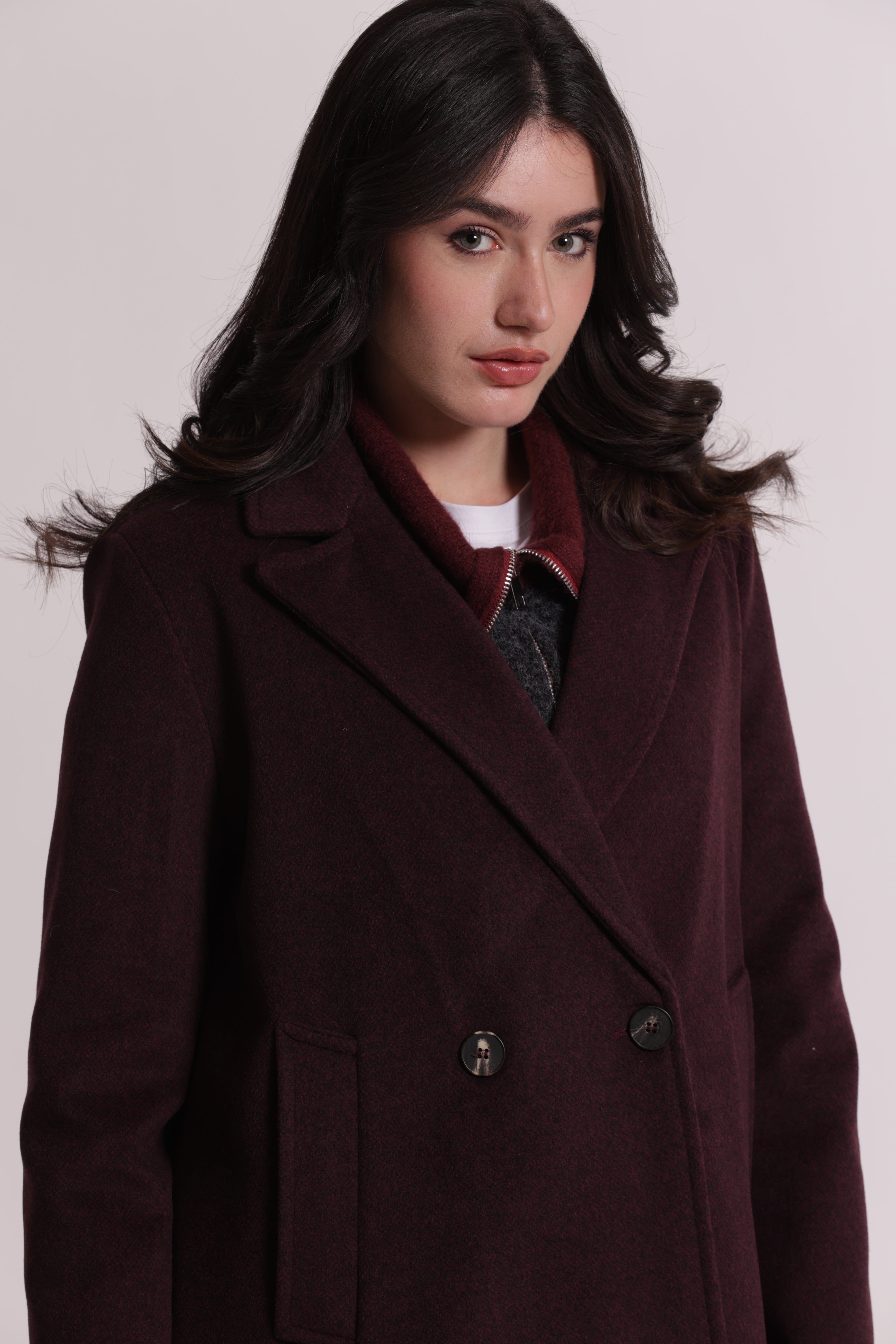 Mimi Mua Giaccone Corto Sfoderato Verde Till Cappotto
