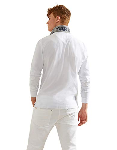 La Martina polo uomo regular fit blu navy manica lunga