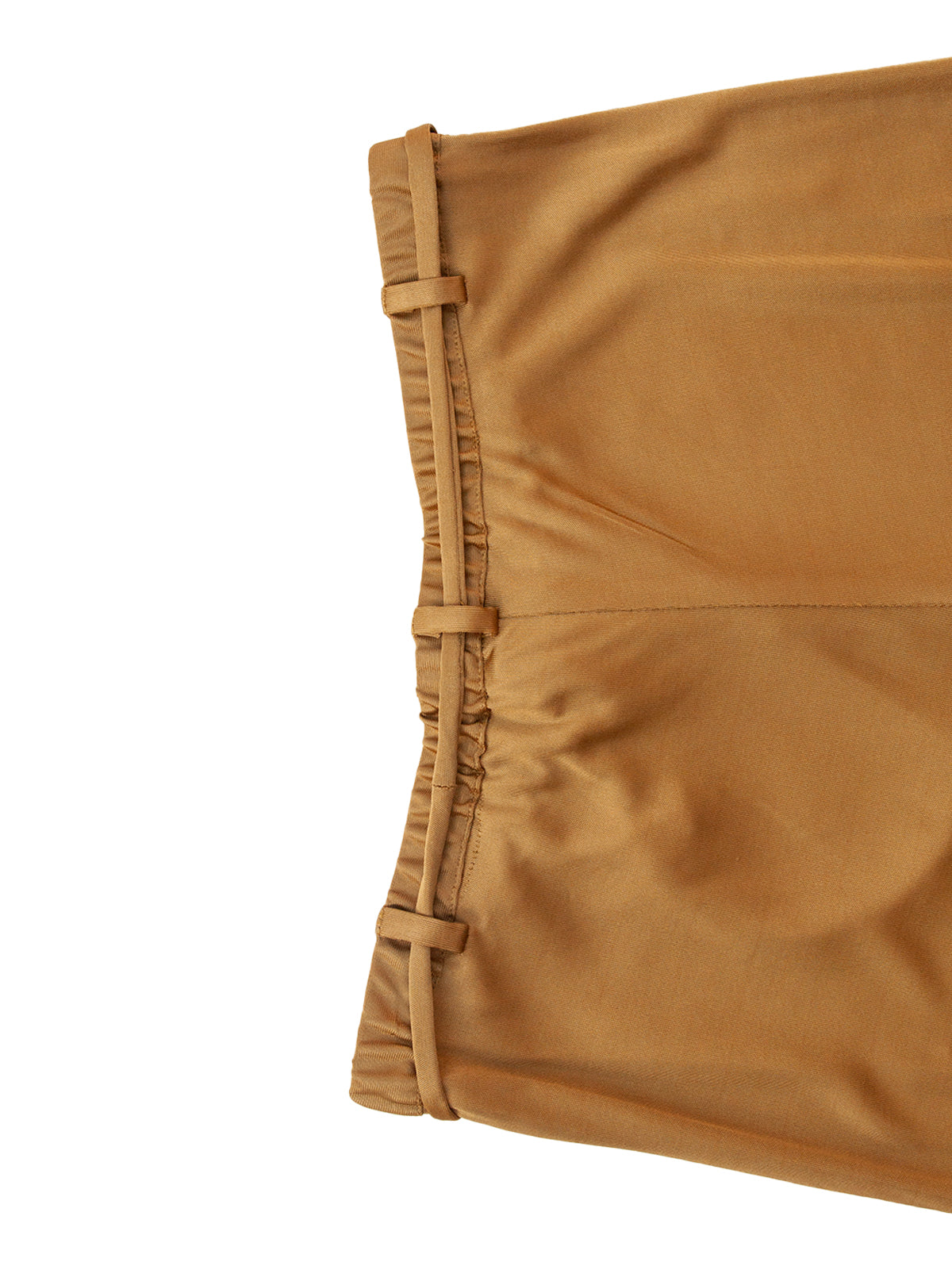 GiglioTigrato Wudang Pants pantaloni ocra viscosa