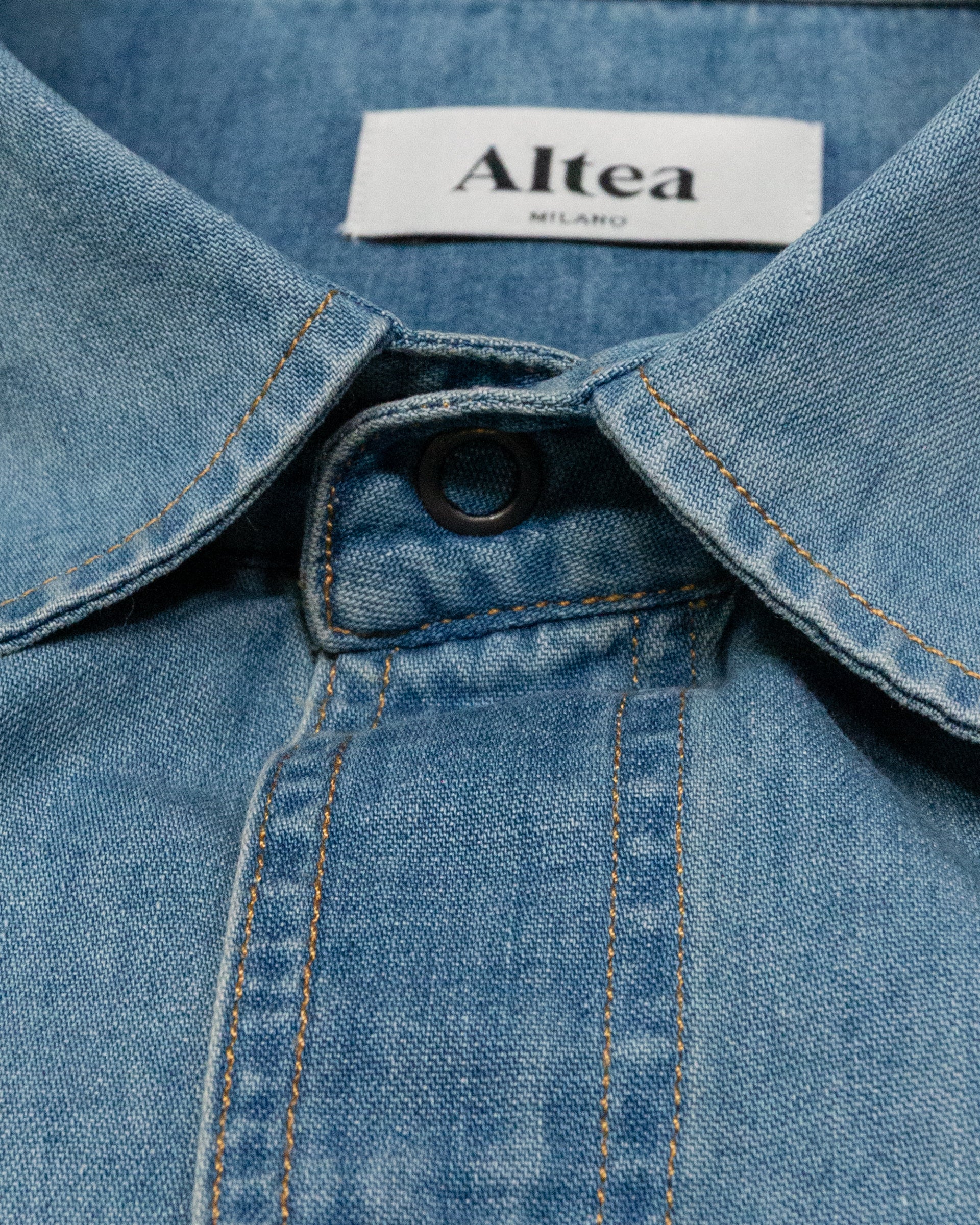 Altea Sendell camicia denim cotone taschini