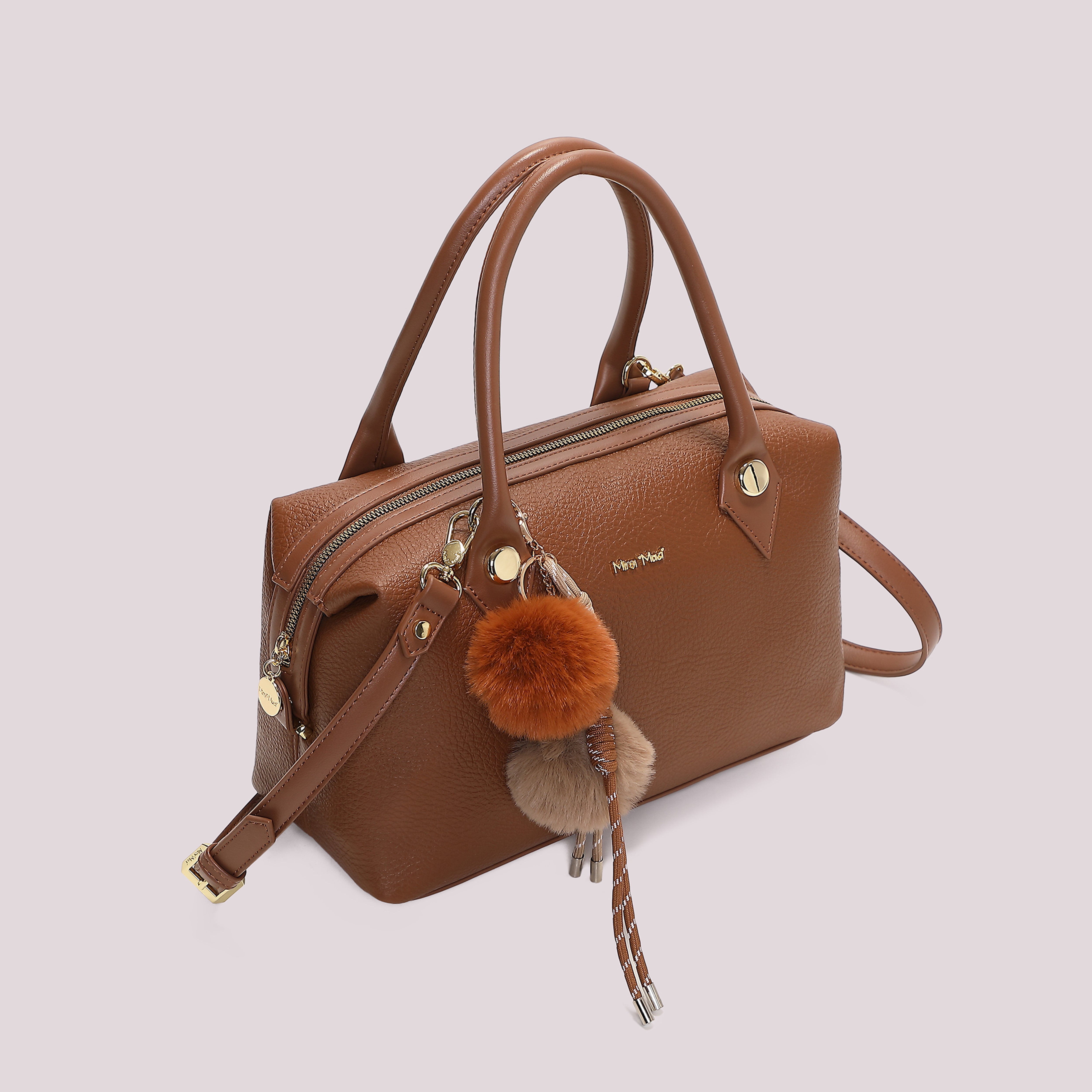 Mimi Mua borsa bauletto tracolla nero 30 cm
