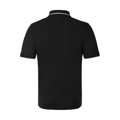 La Martina MCP320 PK001 polo nera taglia M in cotone