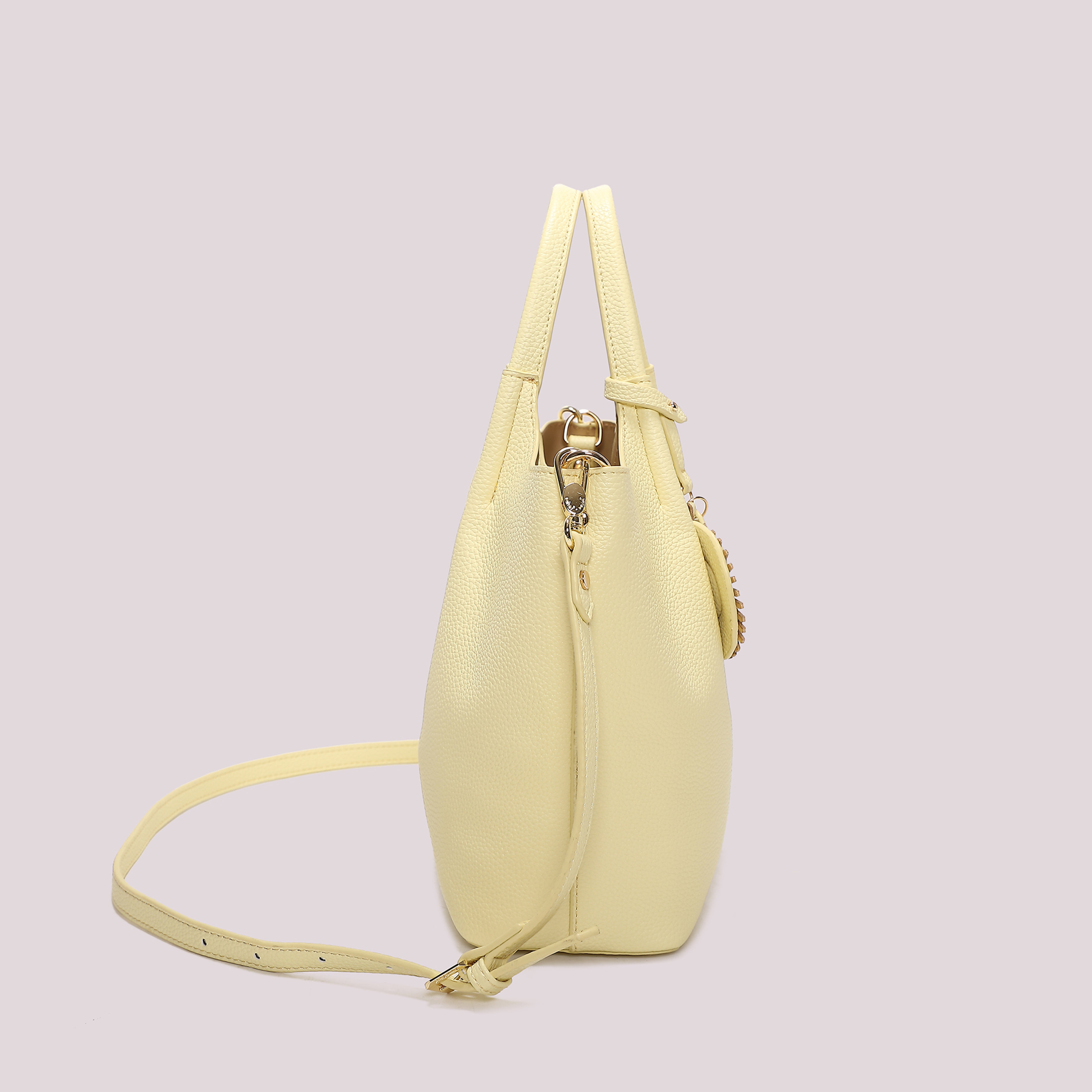 Mimi Mua Borsa a Mano Charm Fiore Bianca