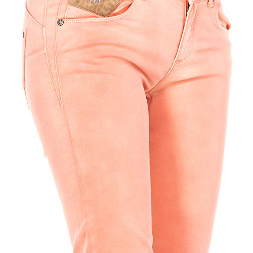La Martina HWT010 pantaloni skinny donna arancia taglia 40