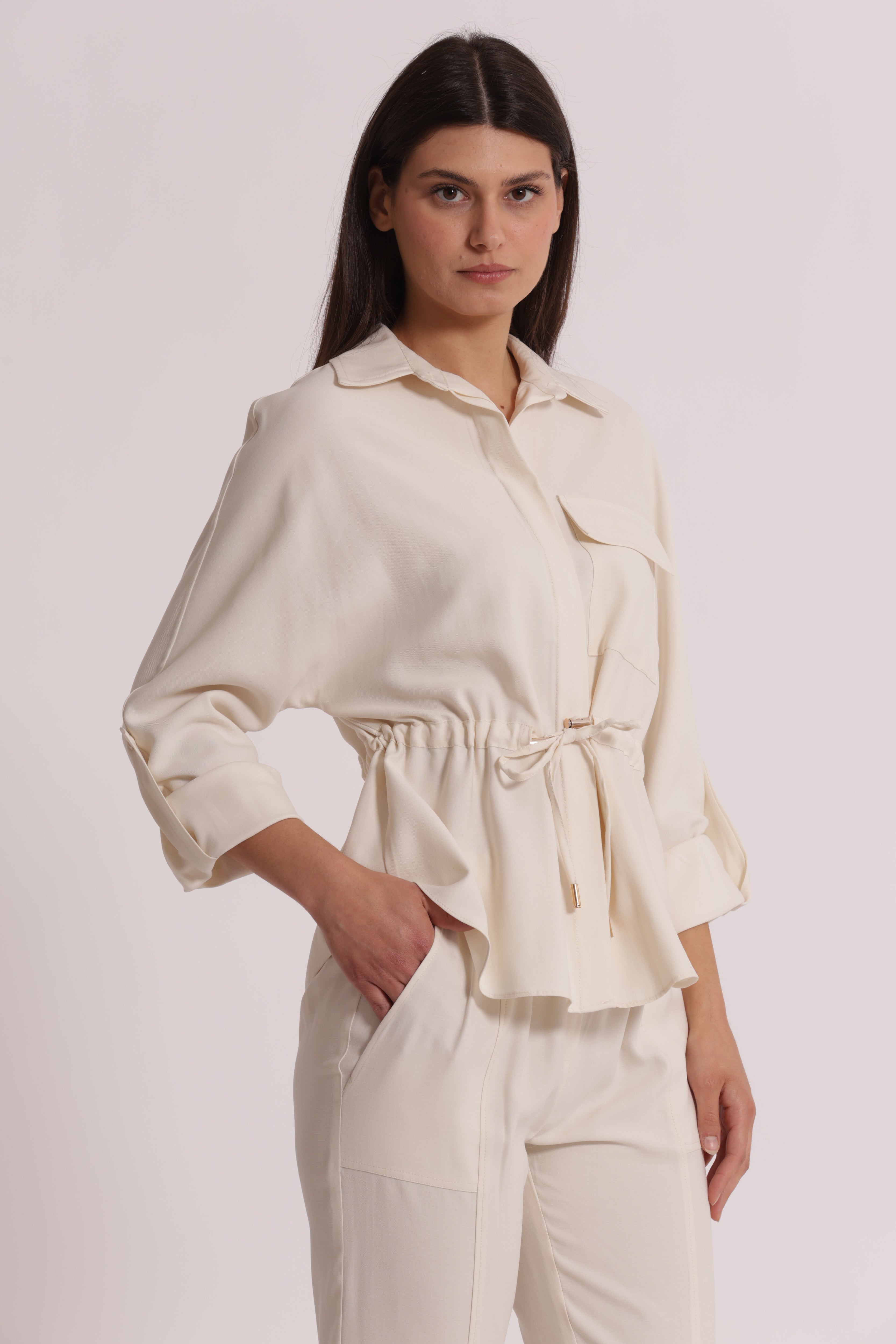 Mimi Mua Cinturino Regolabile camicia viscosa donna