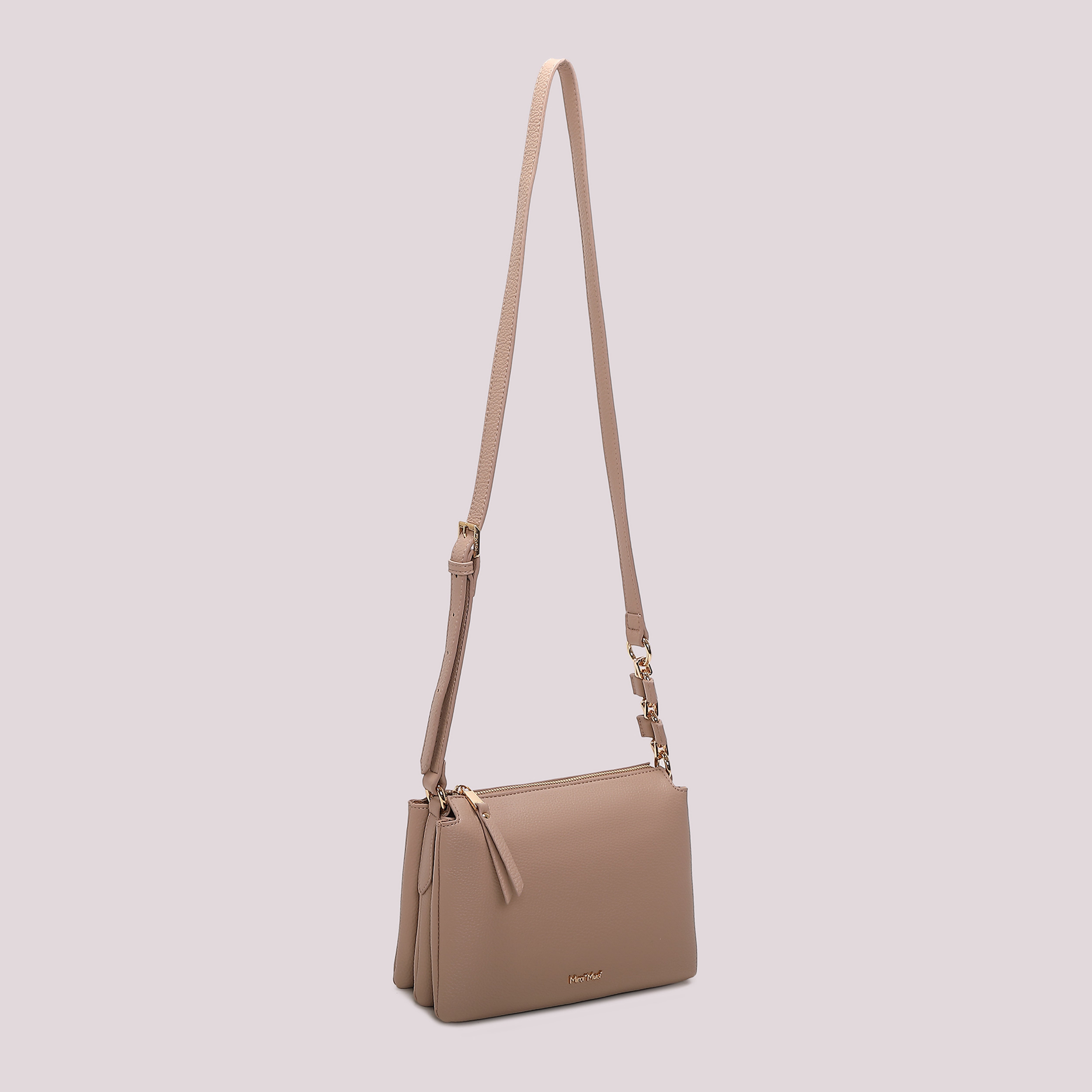 Mimi Mua borsa a tracolla con catena sul manico nero