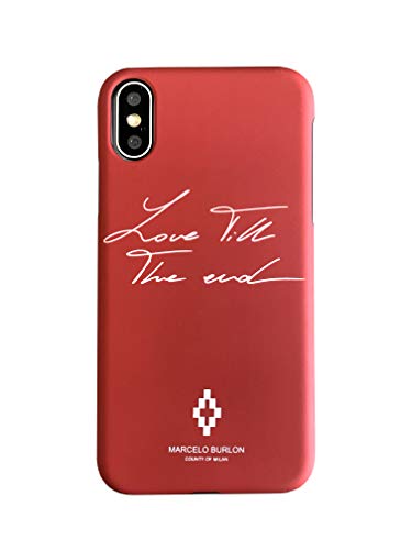 Marcelo Burlon Love cover iPhone X/XS soft touch