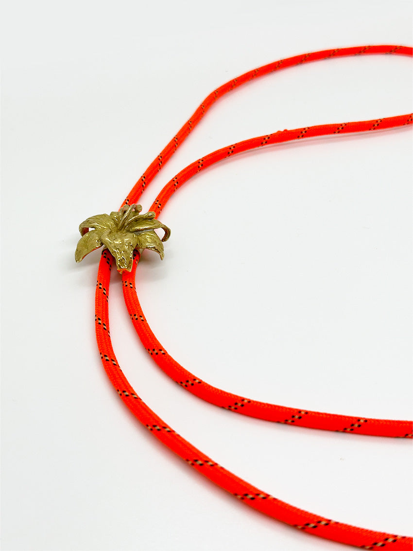GiglioTigrato Bolo Tie gioiello arancione bronzo