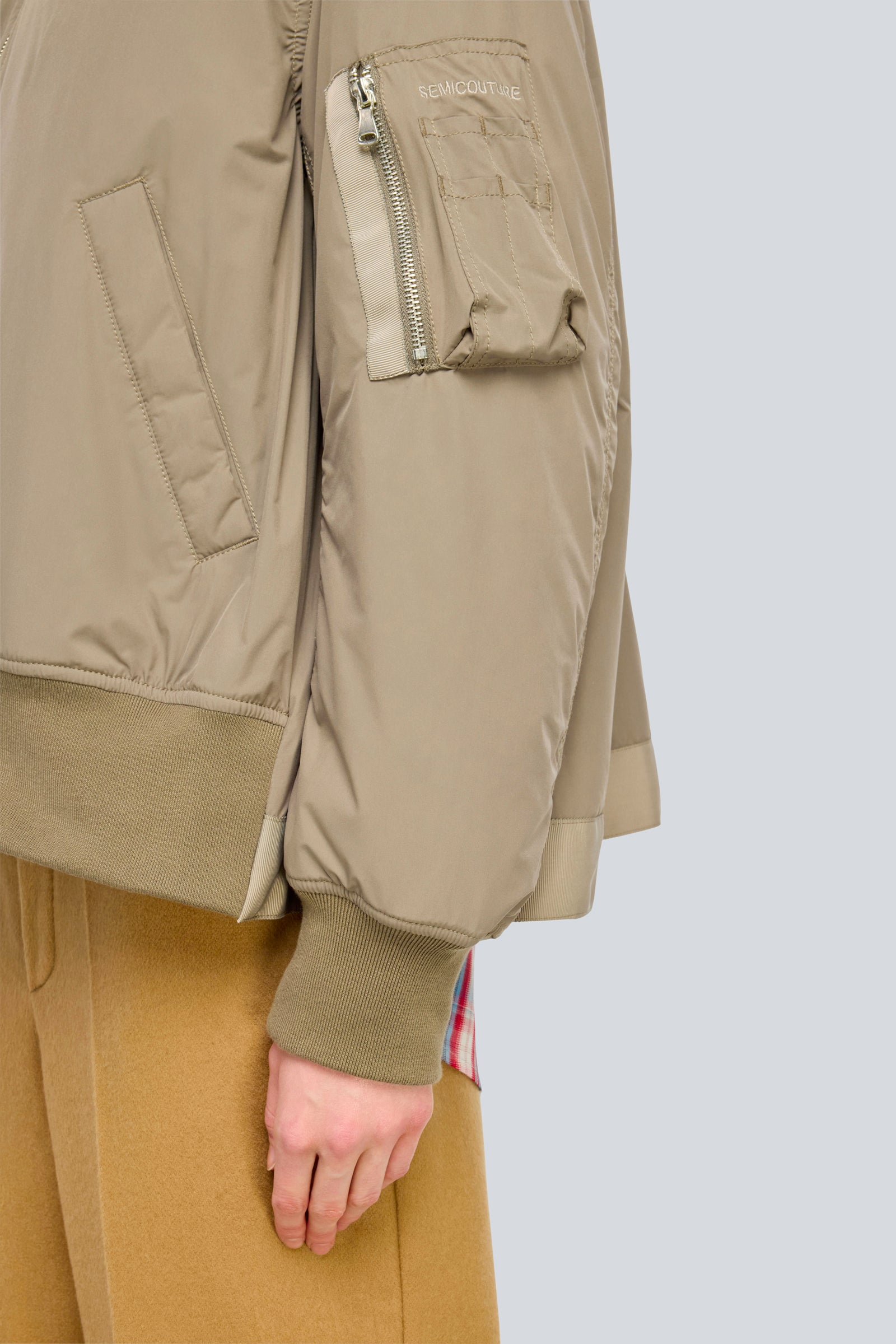 Semicouture Ada Y6WW03 bomber imbottito over zip