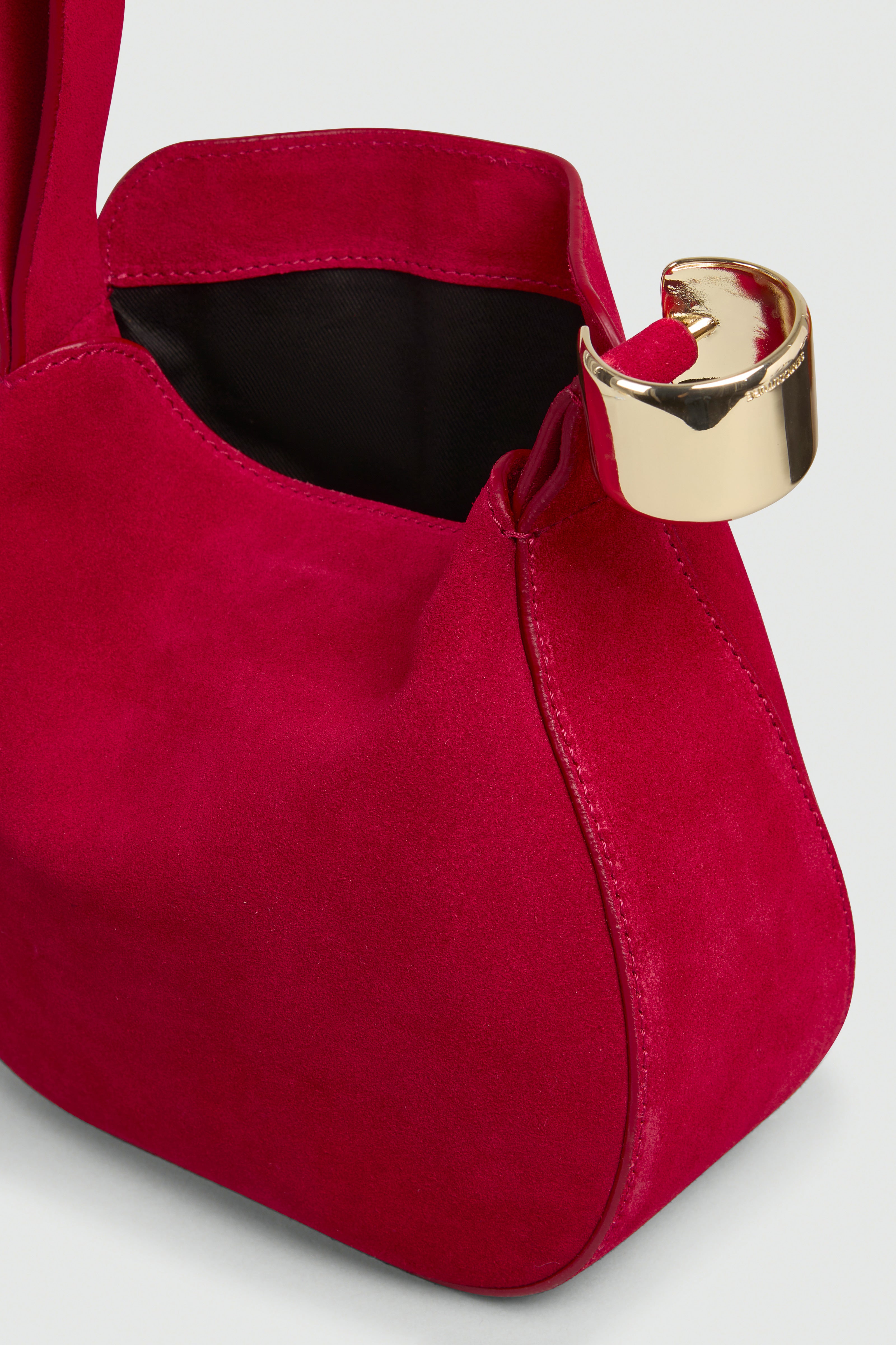 Semicouture Baily Borsa Camoscio Rosso Lacca