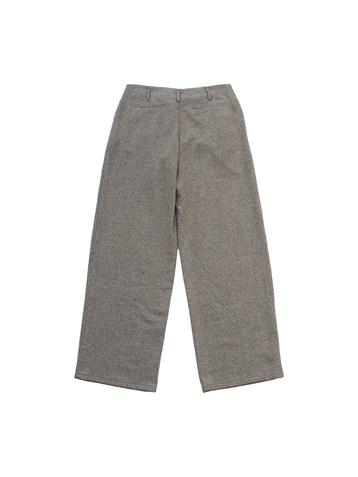 GiglioTigrato Zermatt Trousers verde lana lucida vita bassa