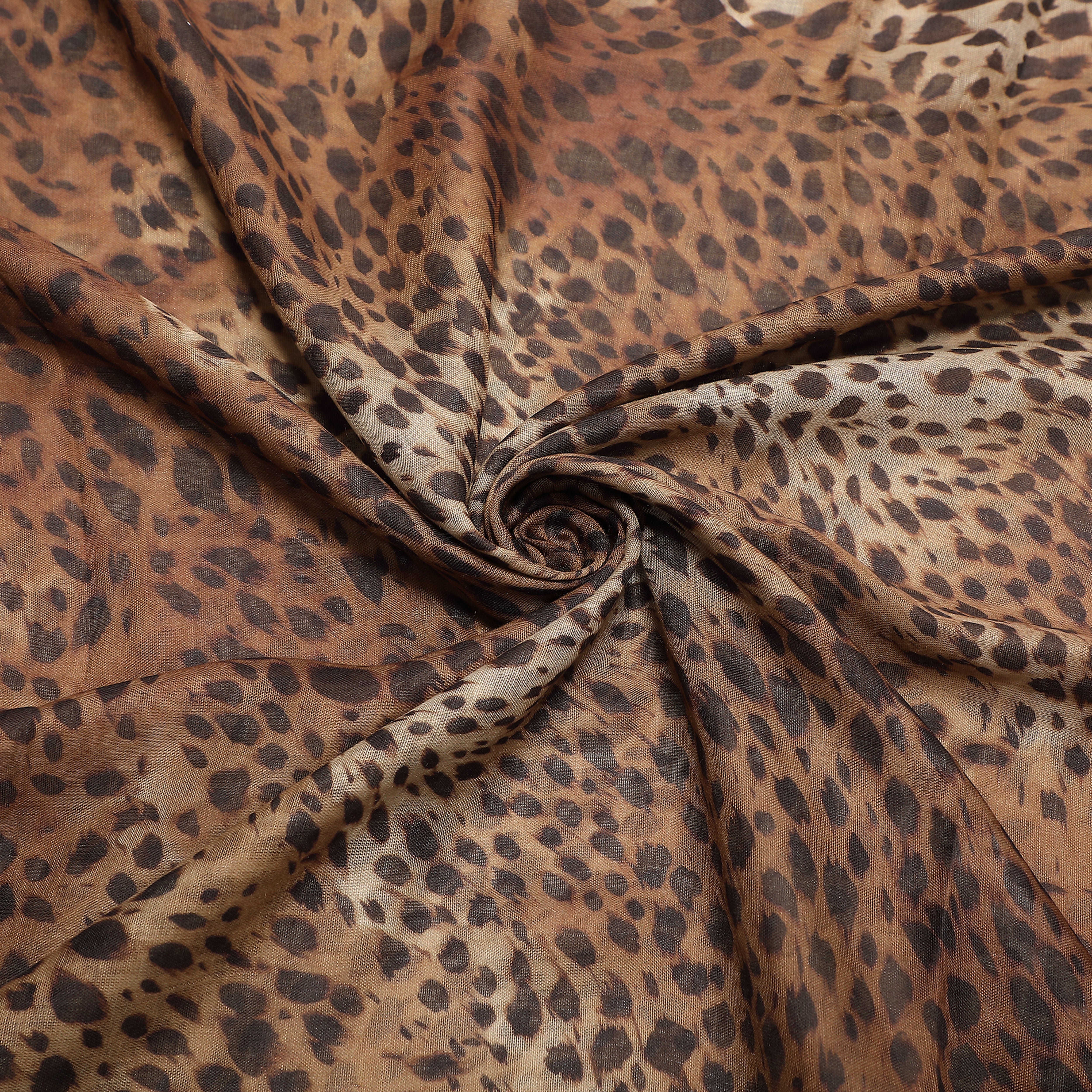 Mimi Mua Foulard Maculato Animalier 180x80 Poliestere