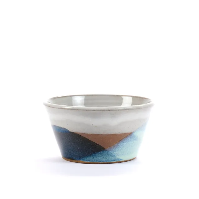 On Earth Cooperative Collection Voile ciotola gres blu 12 cm