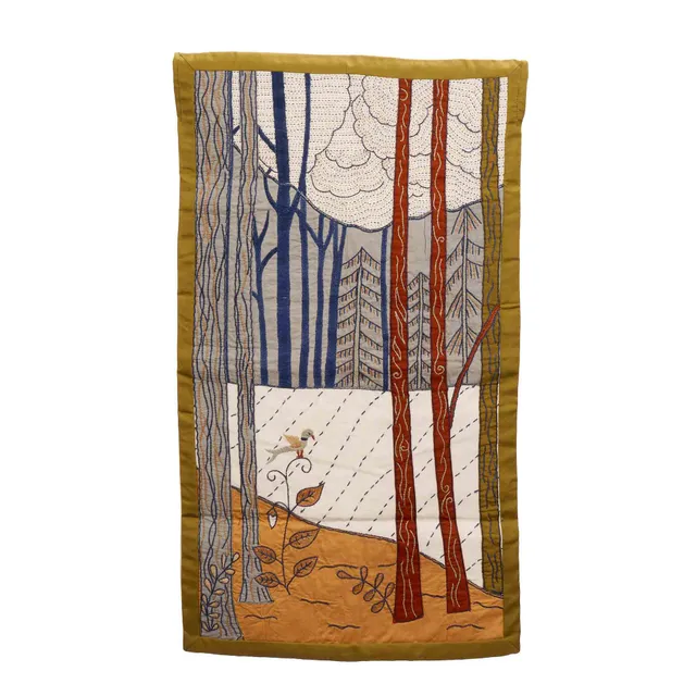 On Earth Bosco pannello cotone multicolore 40x70