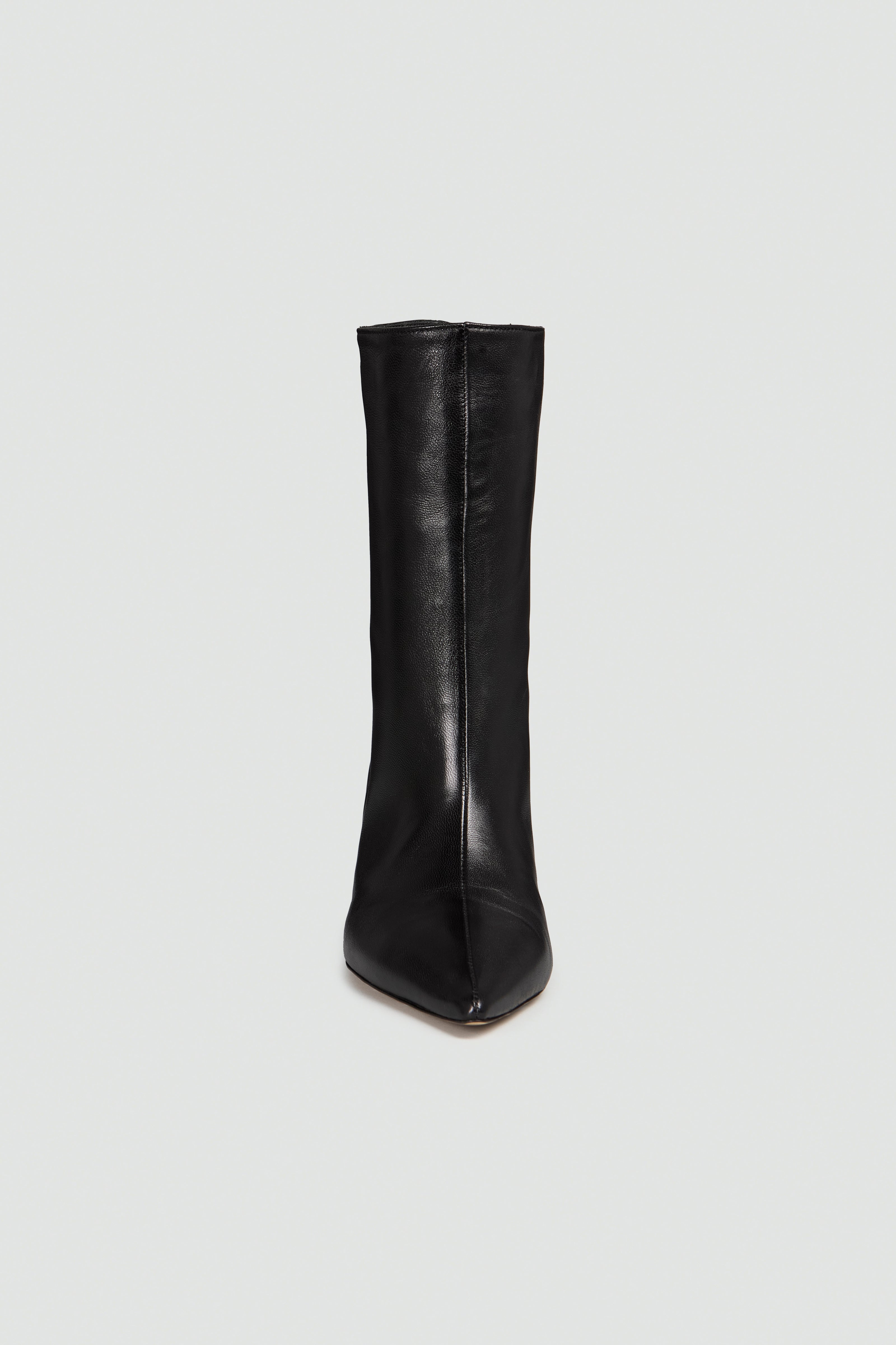 Semicouture Pauletta stivaletto nero pelle