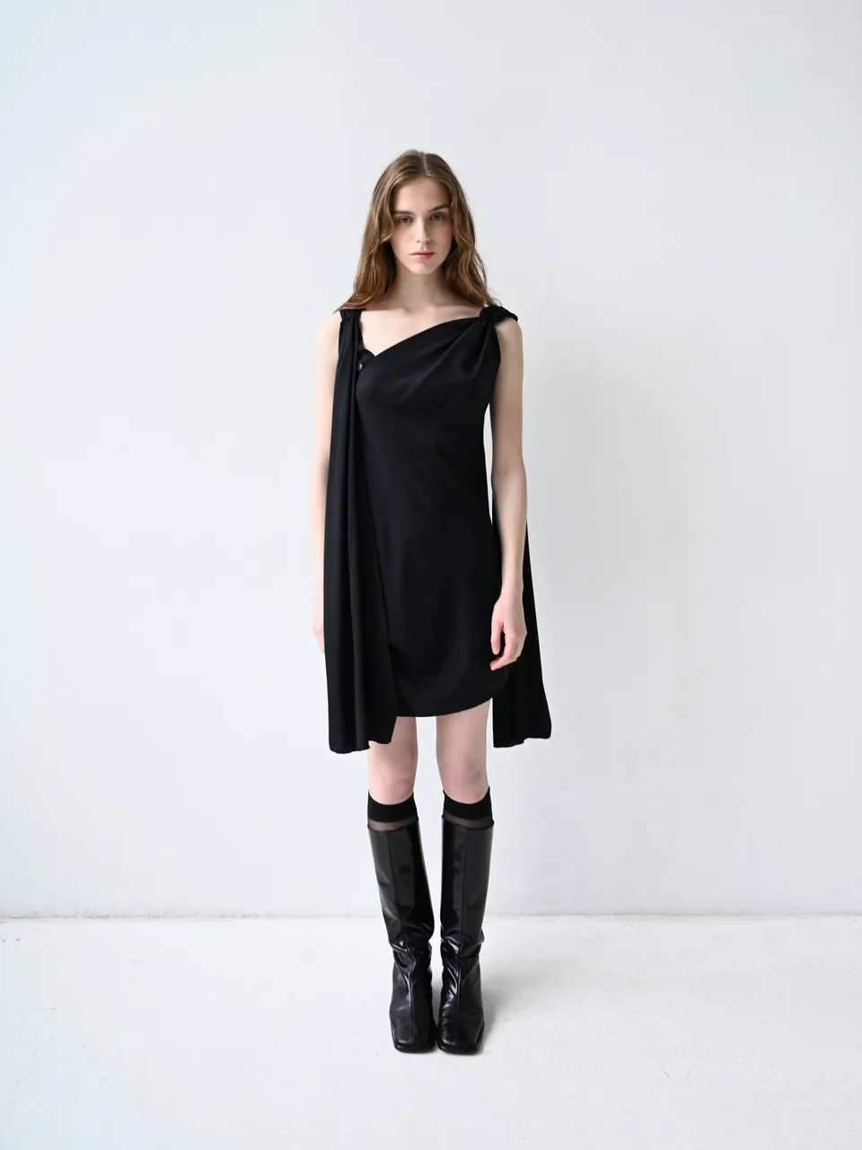 GiglioTigrato Marylin Dress I abito seta nero