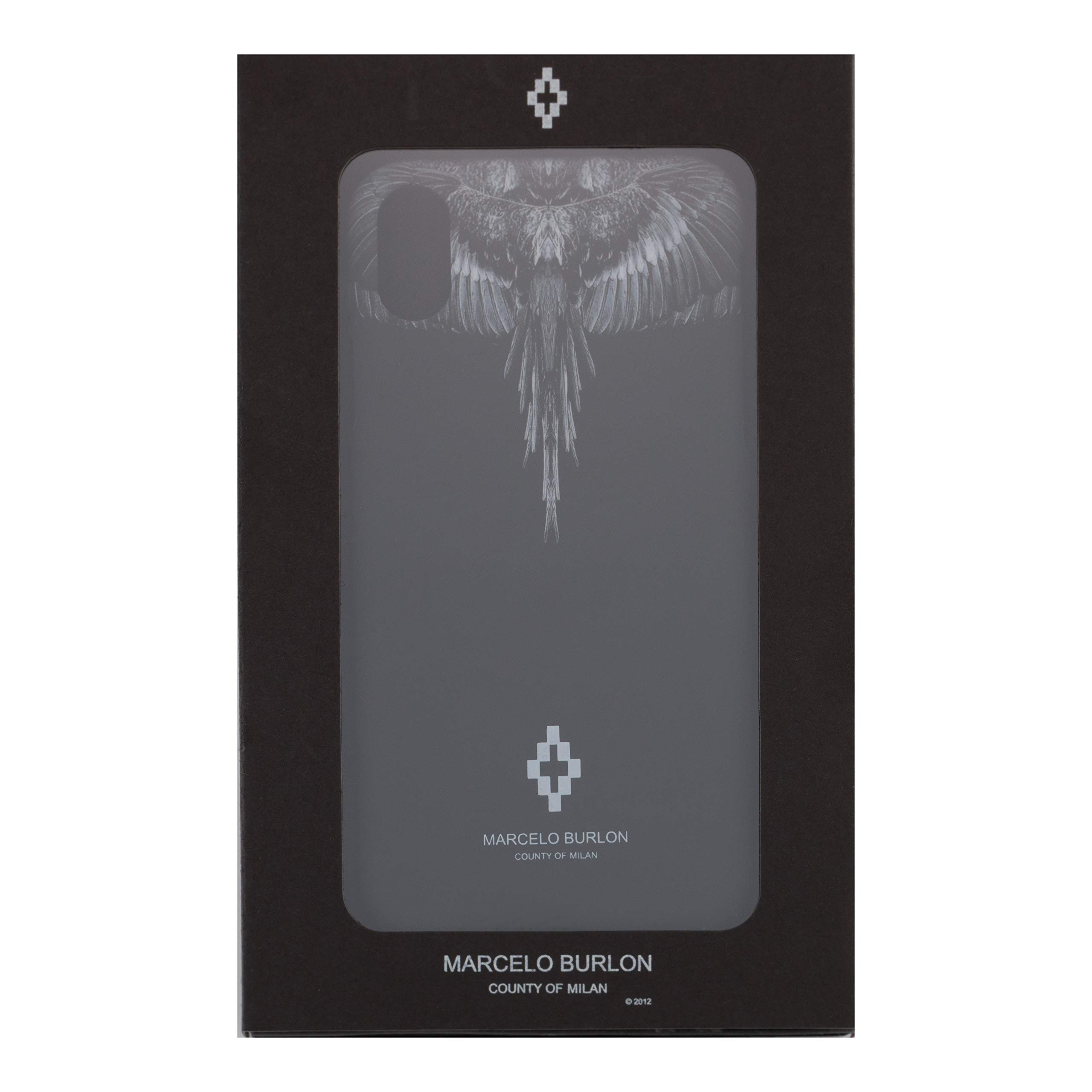 Marcelo Burlon County of Milan cover iPhone XS X vetro 9H