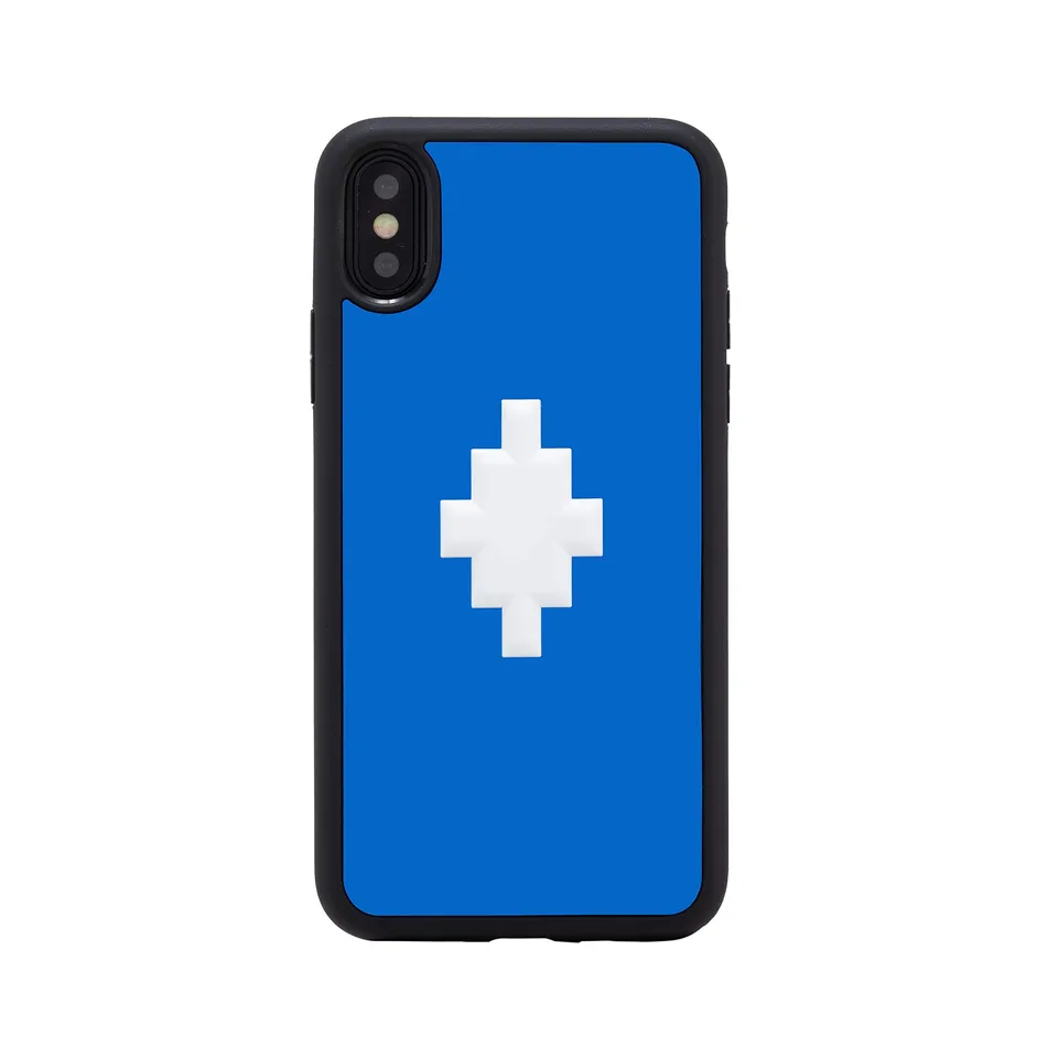 Marcelo Burlon 3D Cross cover iPhone X/XS + vetro 9H