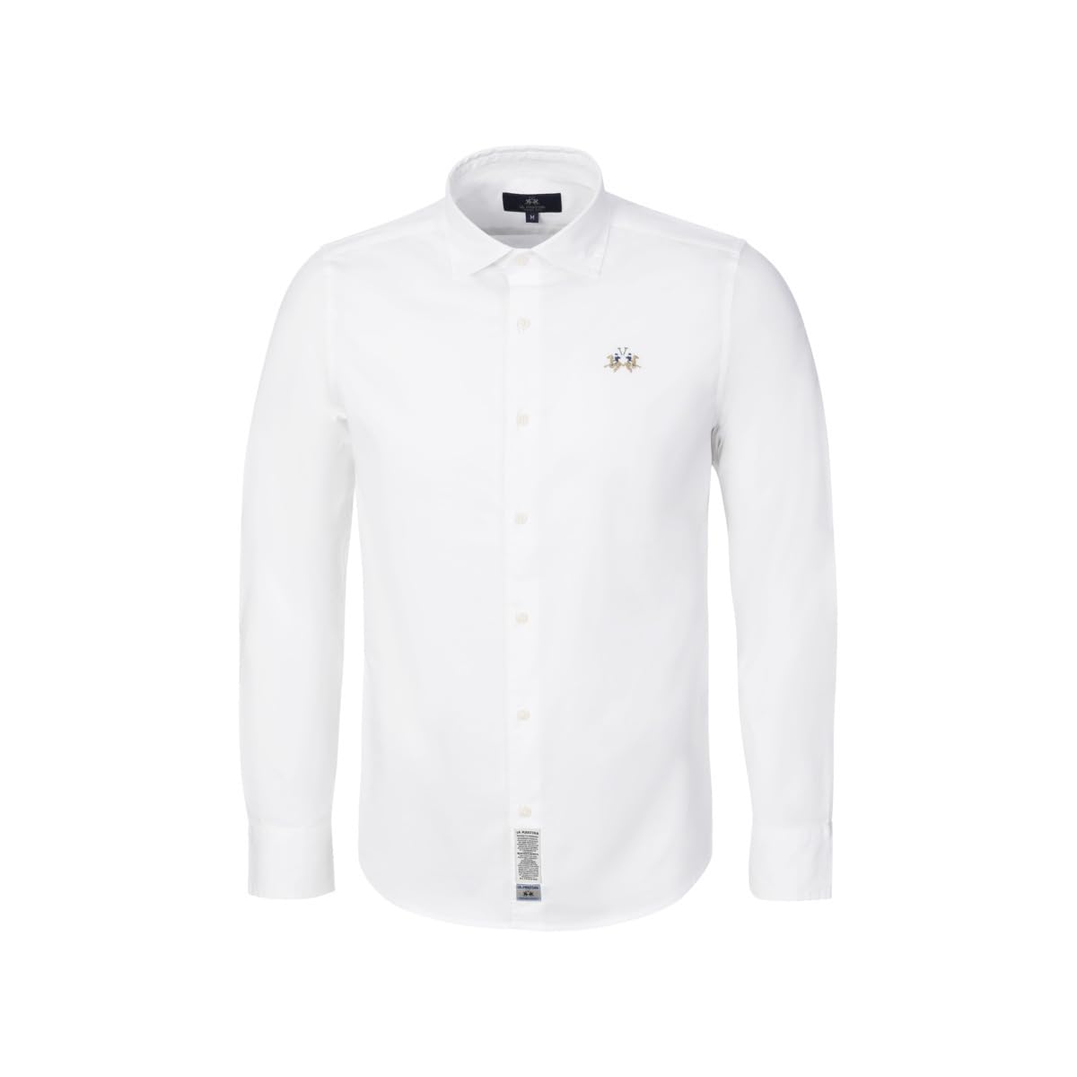 La Martina MCC002 camicia uomo XL blu scuro cotone
