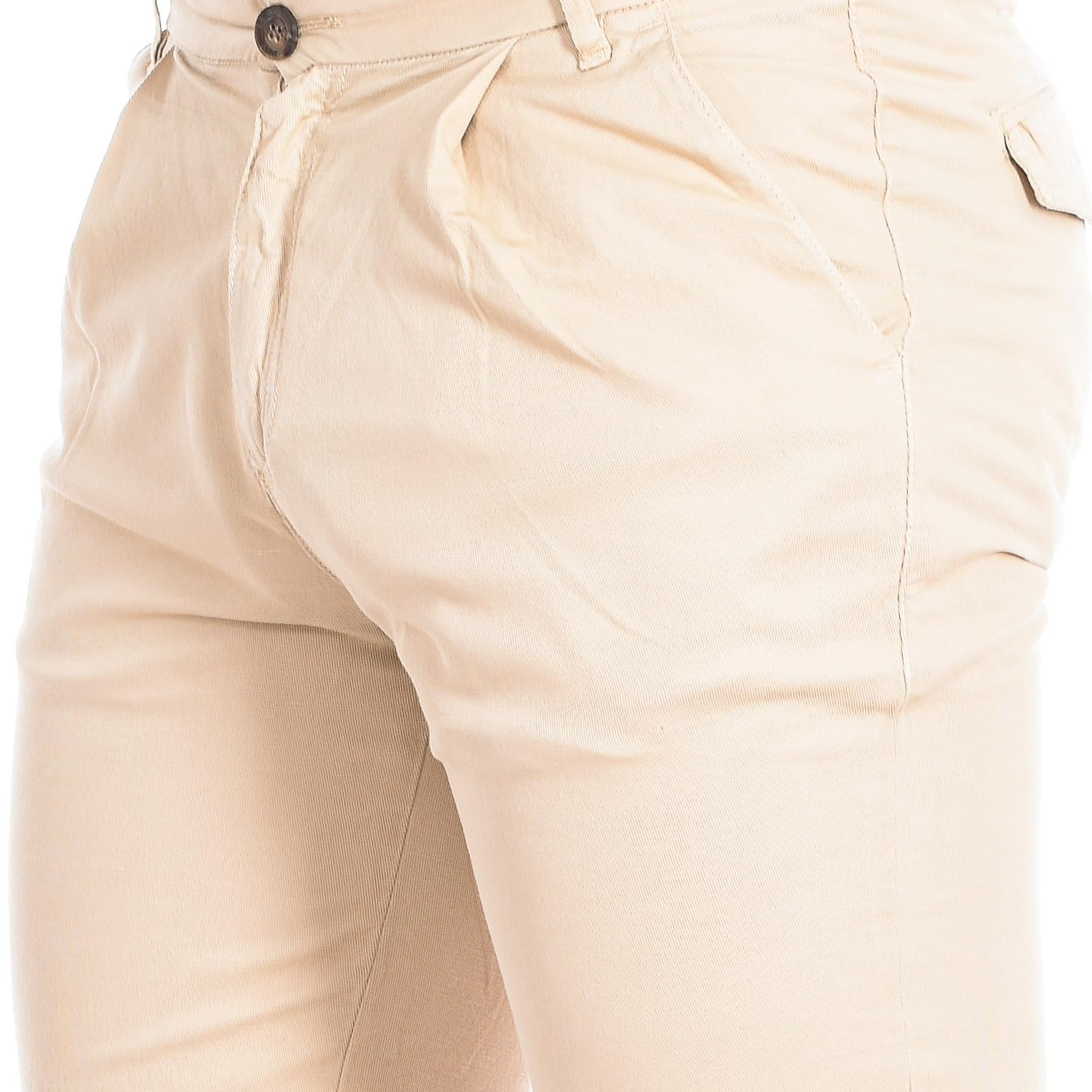 La Martina TMB004-TL121 bermuda uomo 46 beige lino
