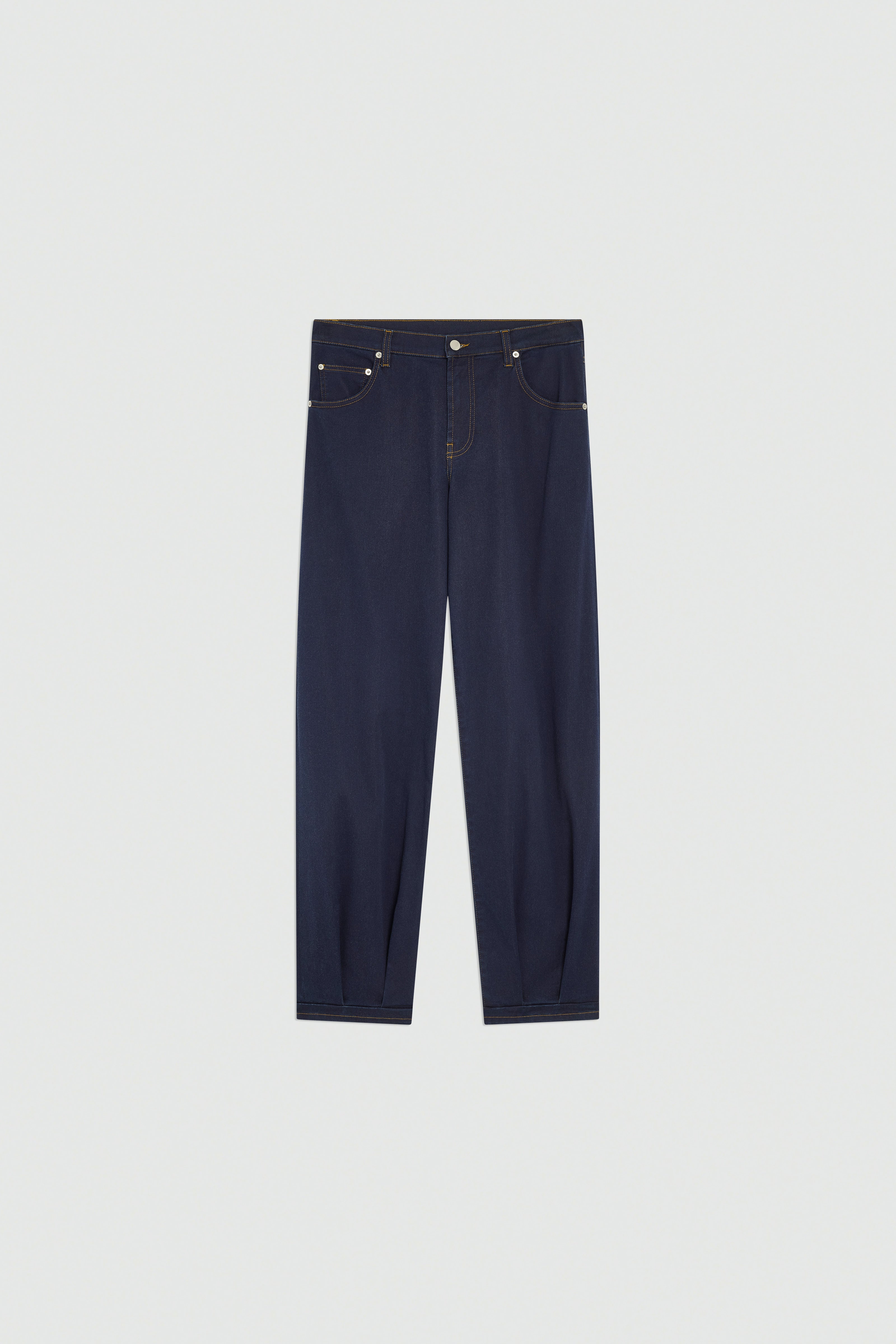 Semicouture Eryn jeans ballon dark stone wash