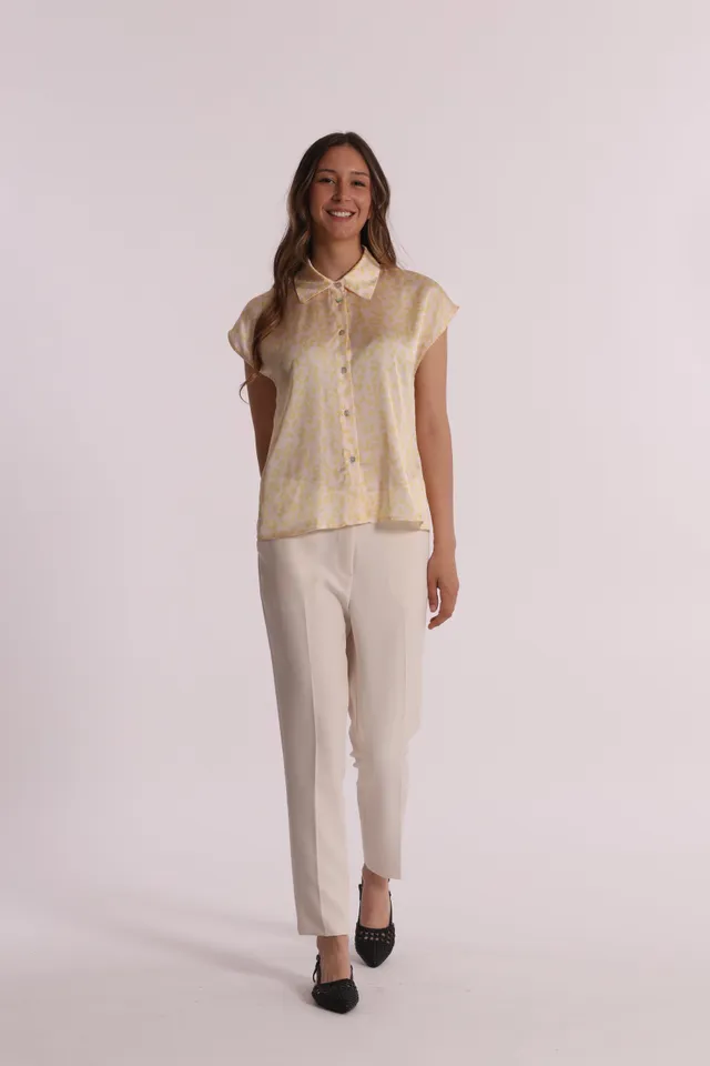 Mimi Mua pantaloni sigaretta elastico dietro