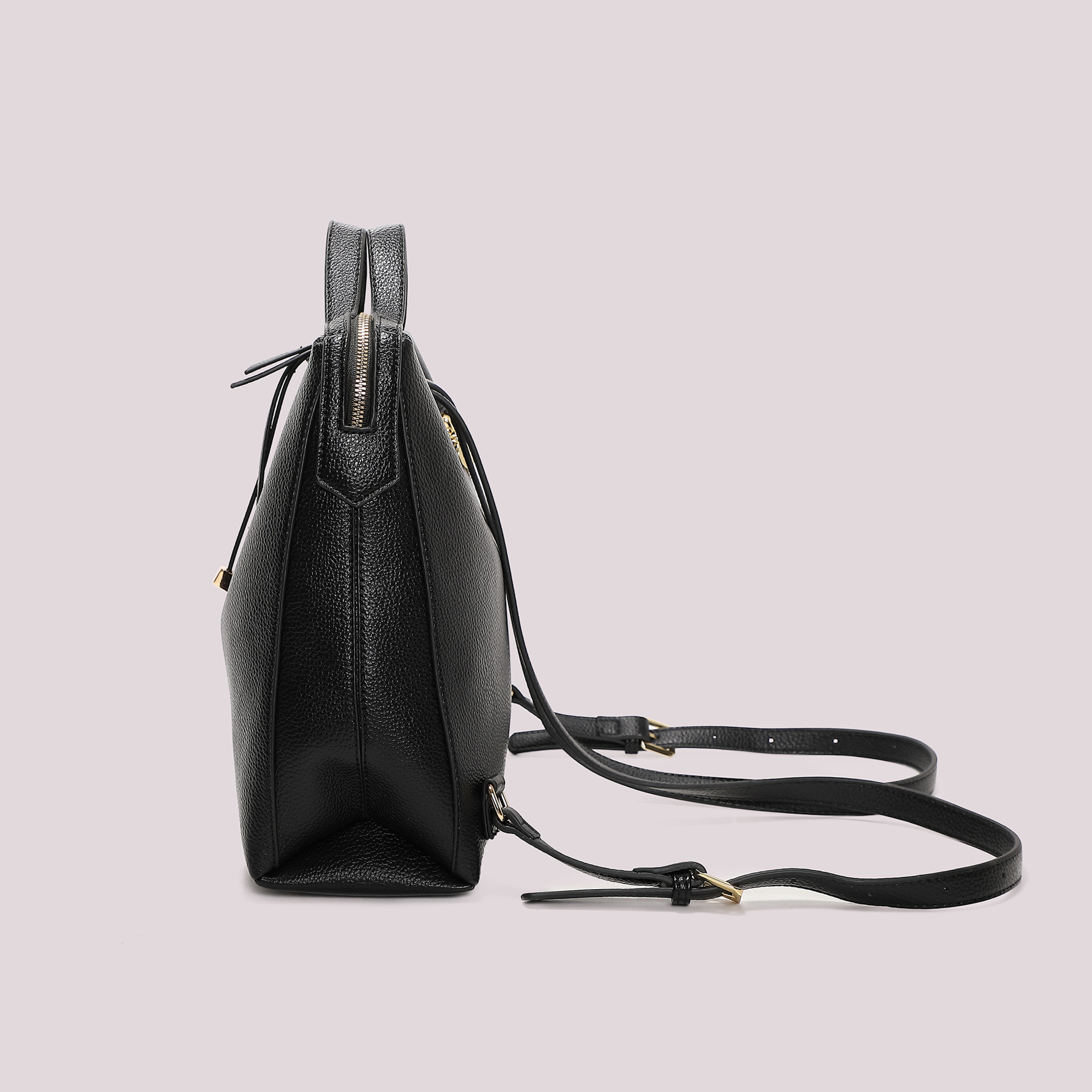 Mimi Mua Zaino Tira Zip Zaino Ecopelle Quadrato