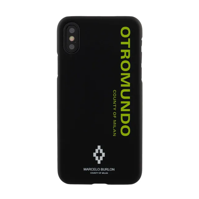 Marcelo Burlon County of Milan iPhone XS/X cover rigida vetro 9H