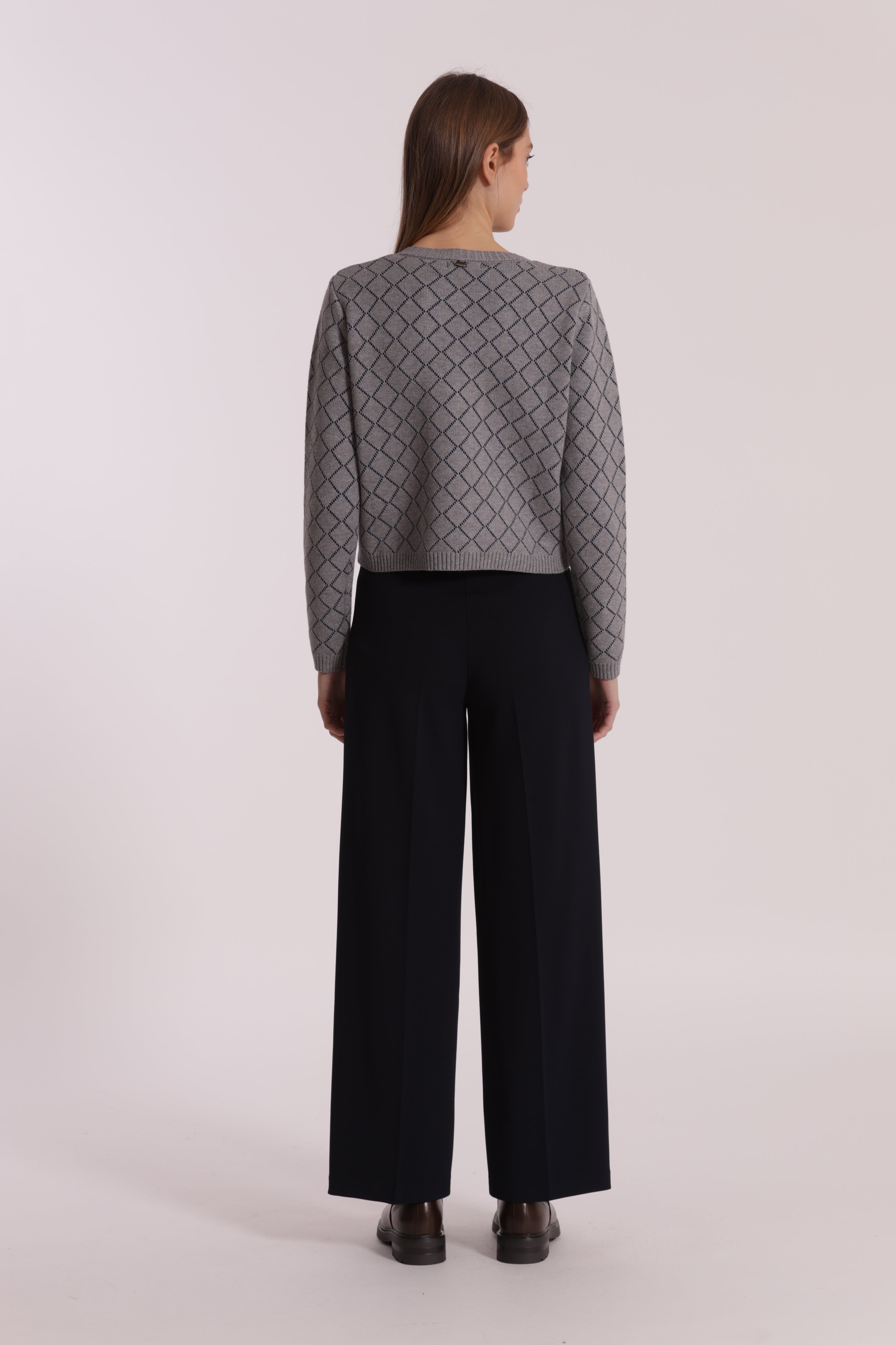 Mimi Mua Palazzo pantaloni in crepe nero