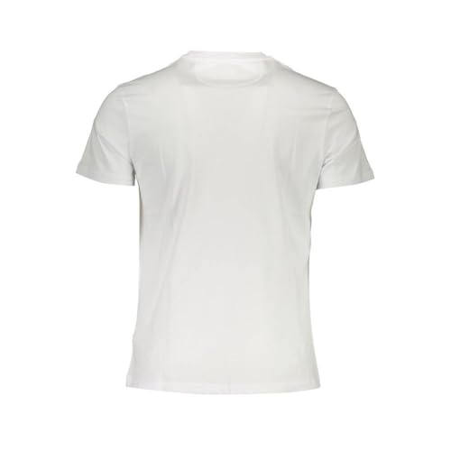 La Martina T-Shirt Uomo Bianca XL Girocollo Stampa