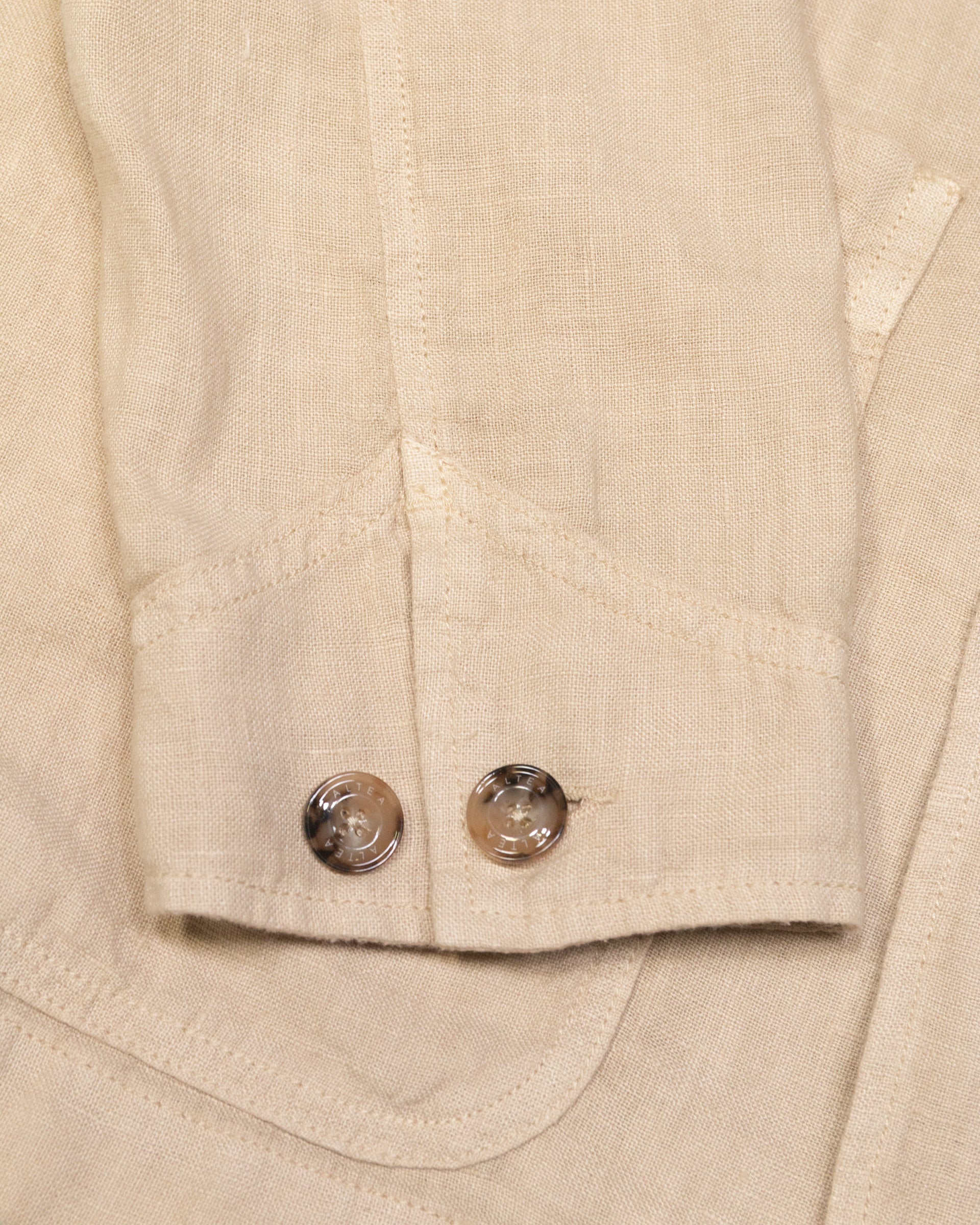 Altea Constantin giacca lino sfoderata beige