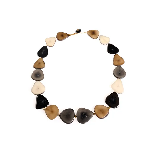 On Earth Cooperative Collection Gotas collana multicolore 40 cm tagua