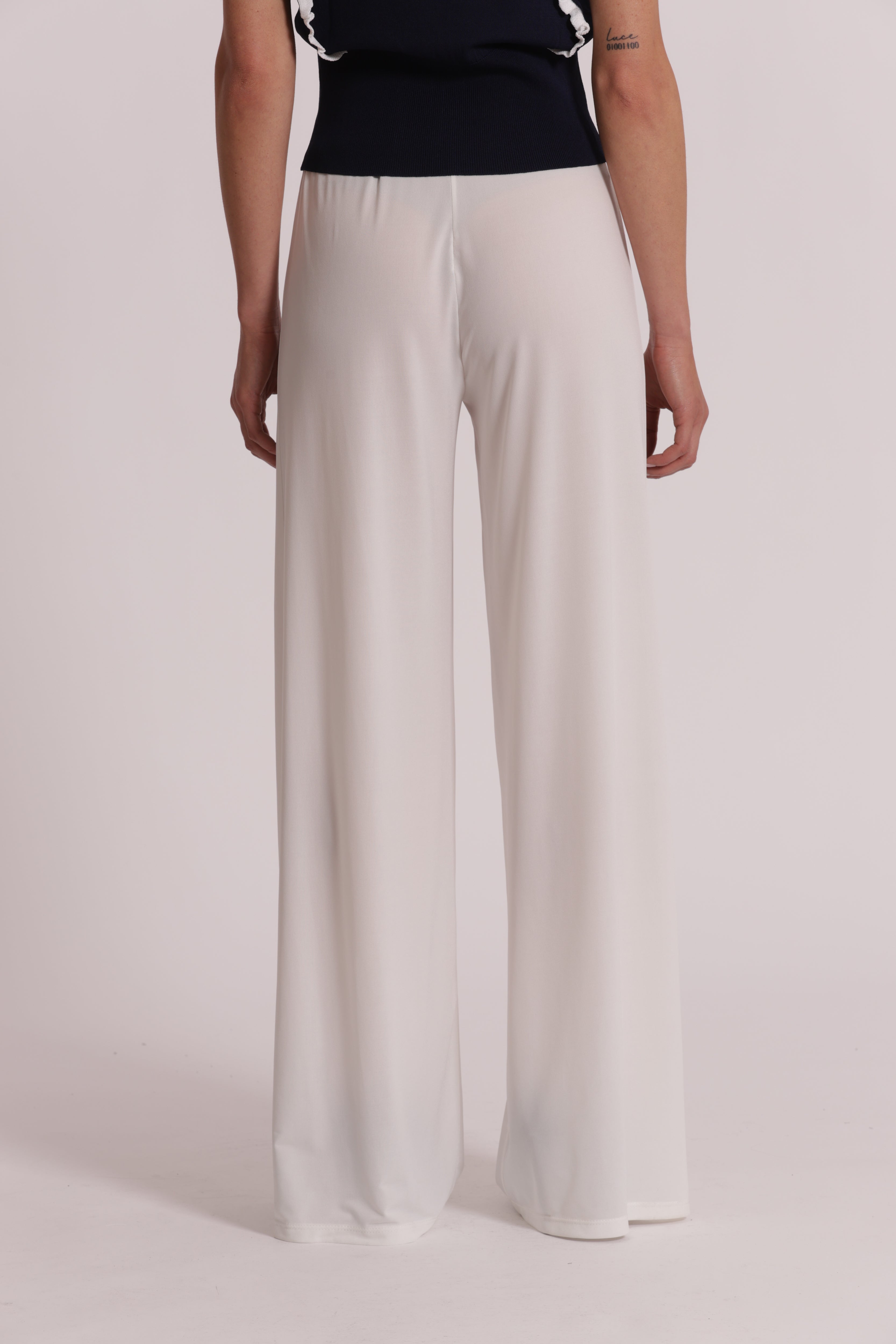 Mimi Mua Pantalone in Ity pantalone nero elasticizzato