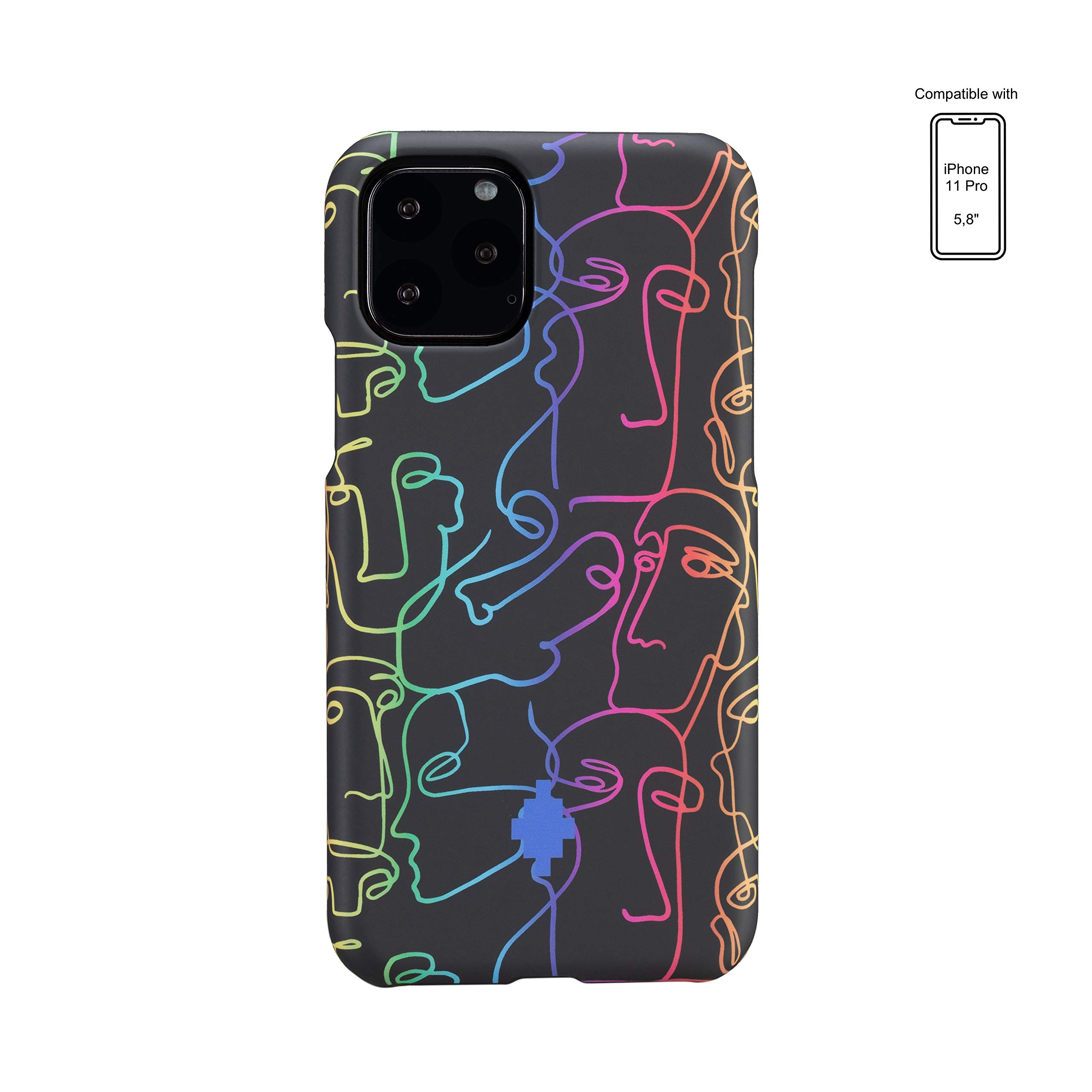 Marcelo Burlon County of Milan custodia iPhone 11 Pro rigida vetro