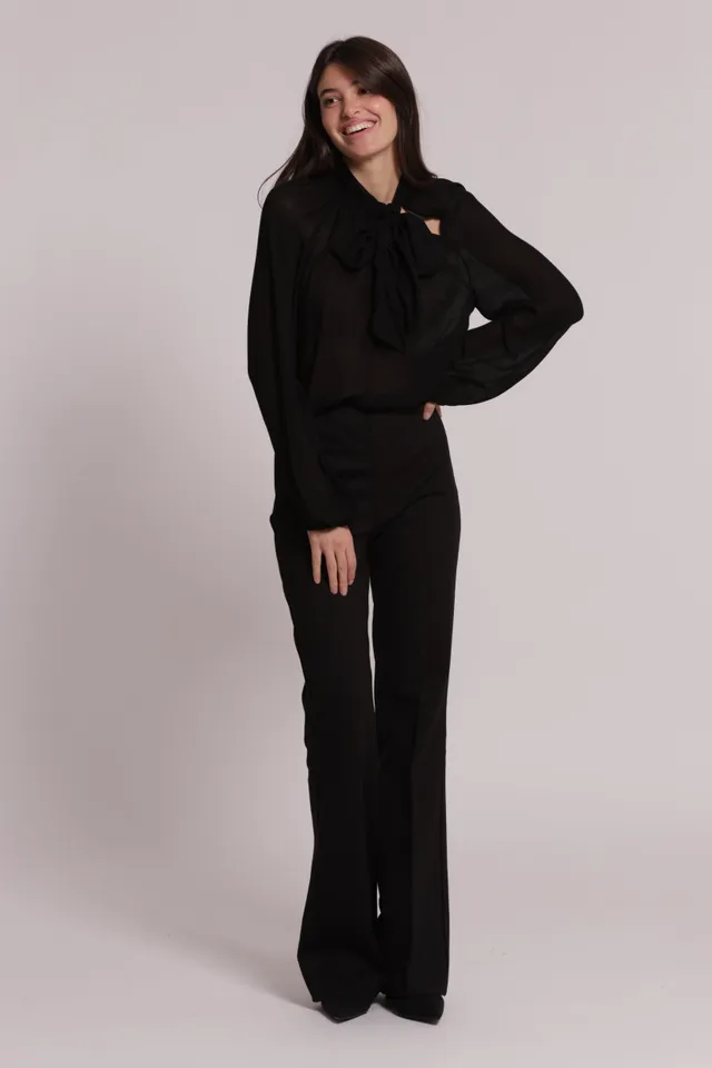 Mimi Mua Punto Milano pantalone flare elasticizzato