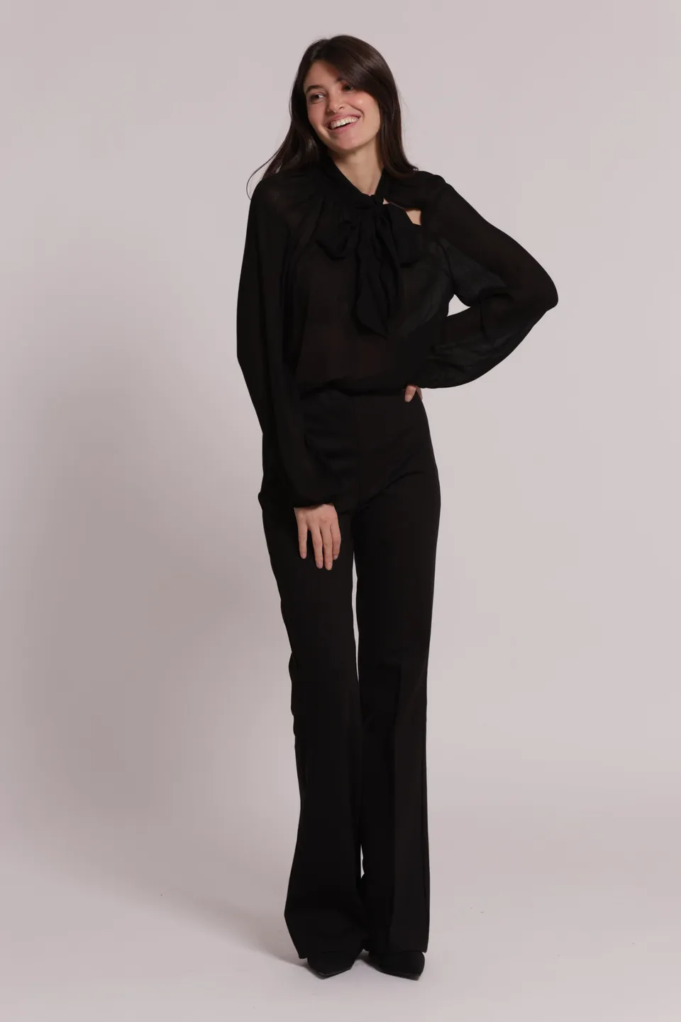 Mimi Mua Punto Milano pantalone flare elasticizzato