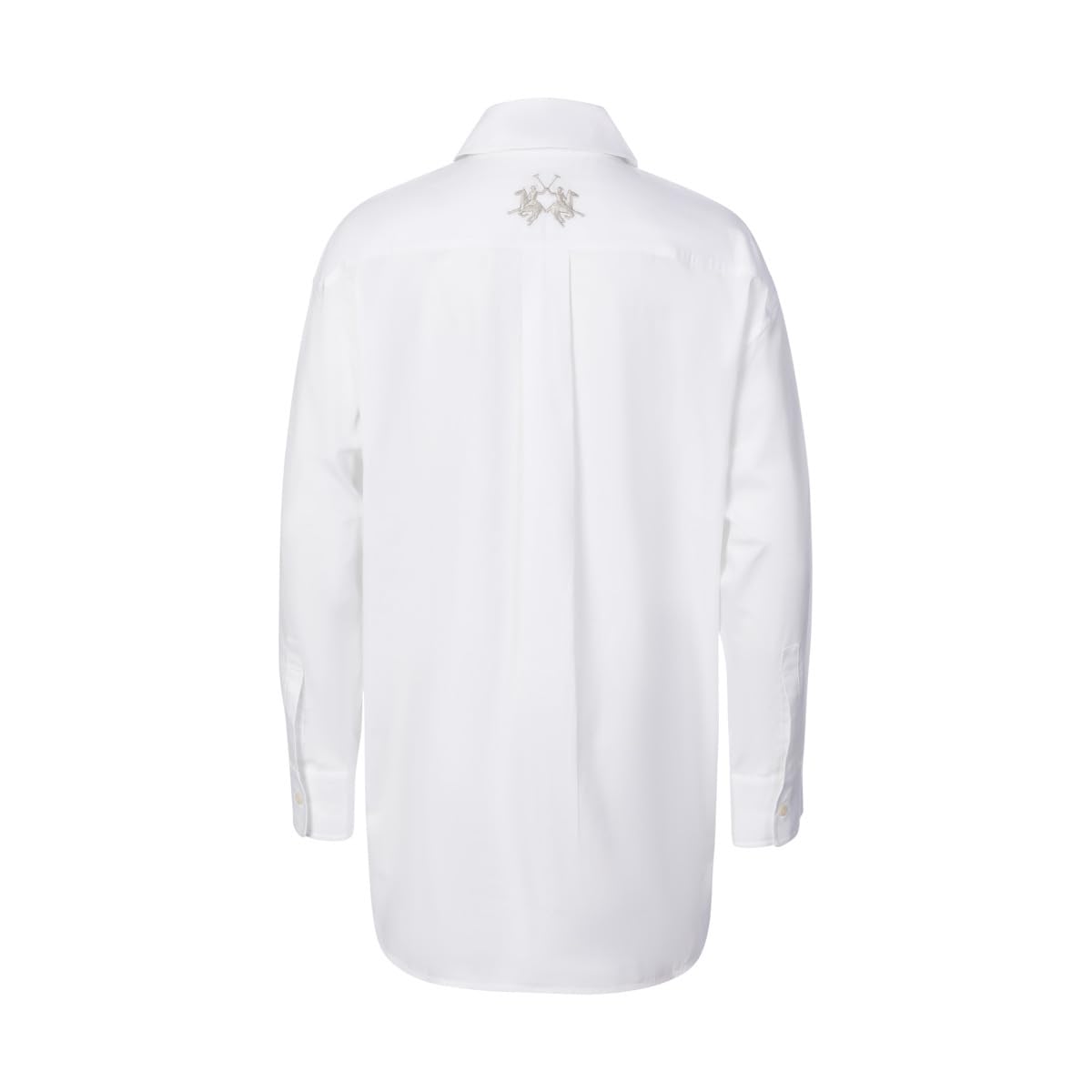 La Martina WCC005 camicia donna L popeline oversize