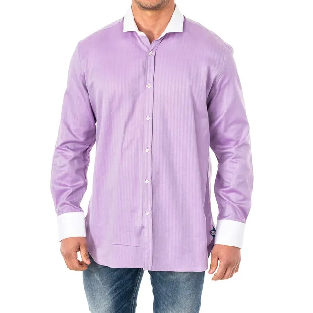 La Martina KMCJ02 camicia uomo maniche lunghe cotone