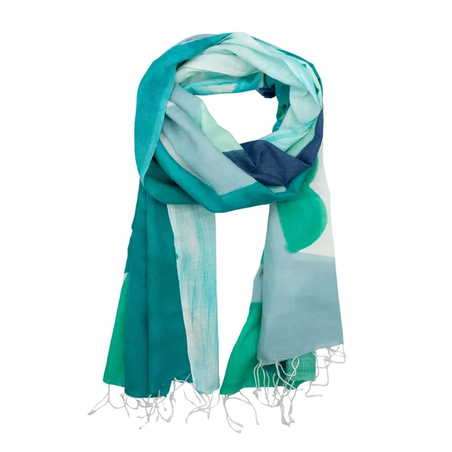 On Earth Grazia stola cotone multicolore 70x180 cm