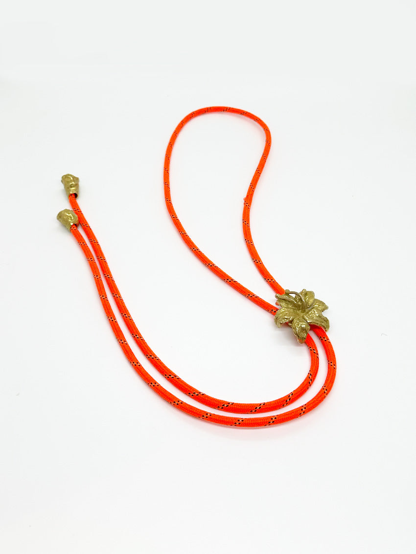 GiglioTigrato Bolo Tie gioiello arancione bronzo