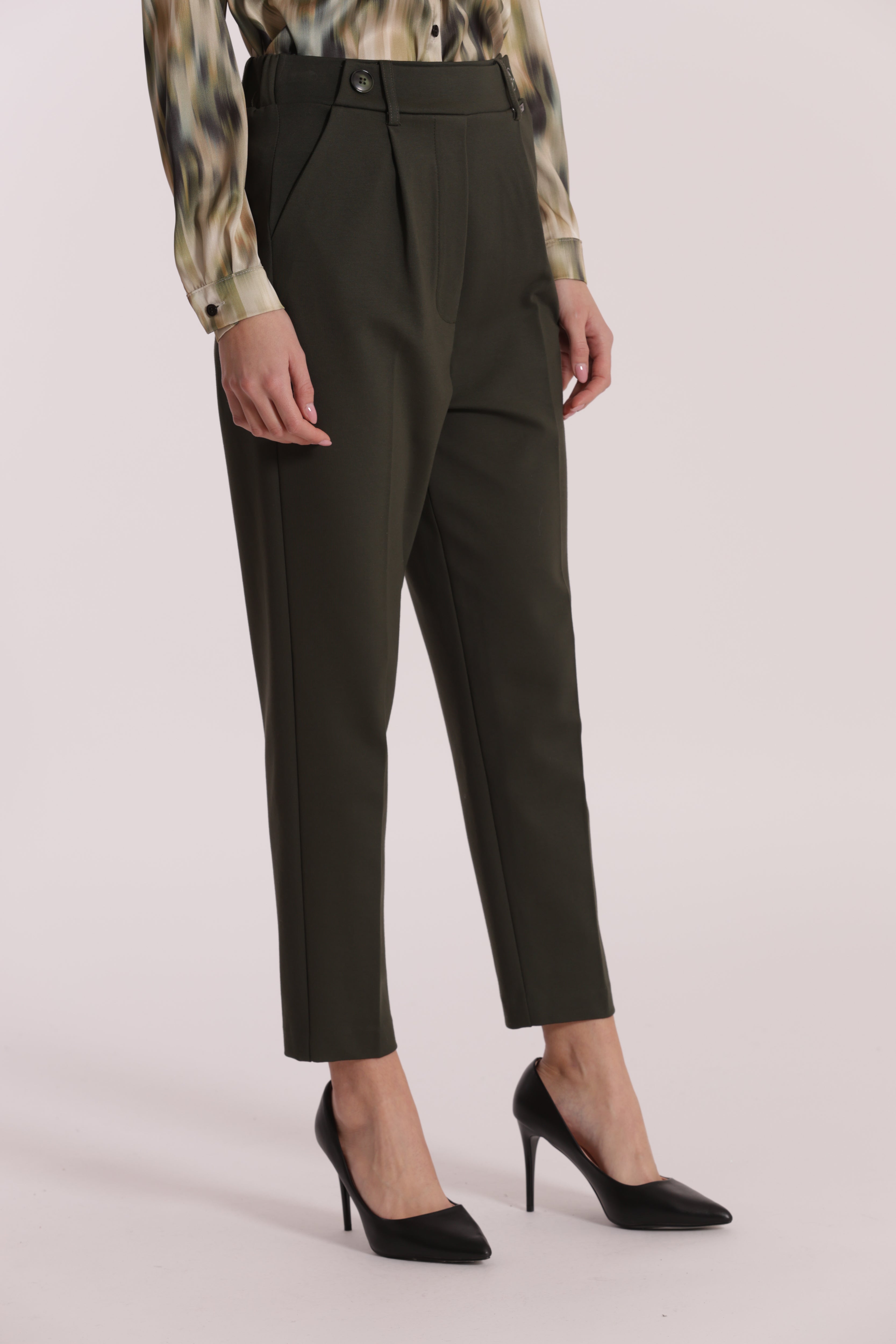 Mimi Mua Pantalone Palloncino pantaloni punto Milano nero
