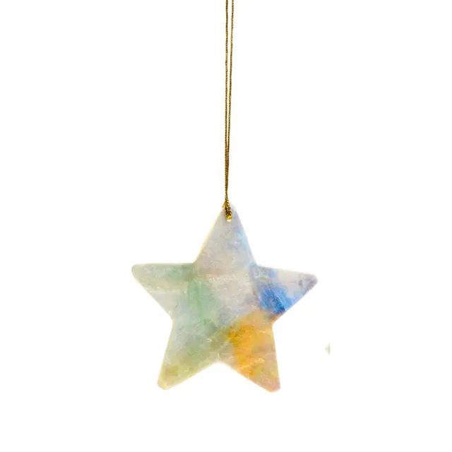On Earth Cooperative Collection Aurora stella multicolore 8 cm capiz