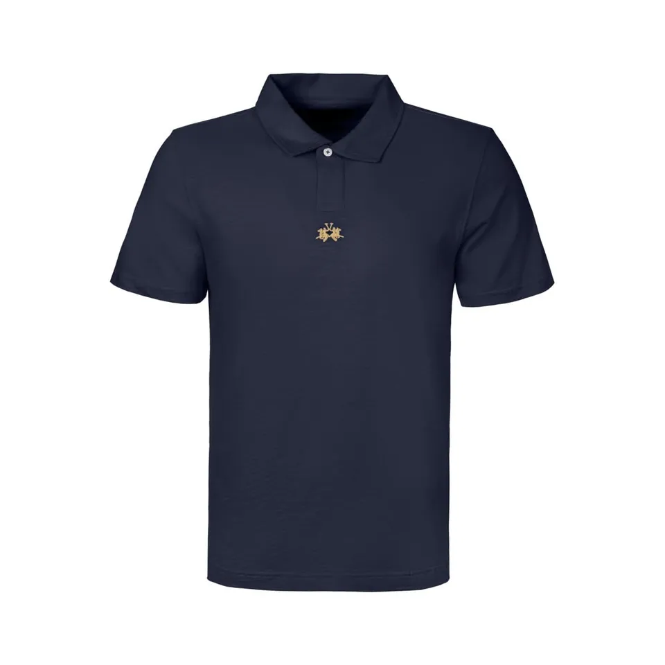 La Martina CCMP05 JS259 polo uomo blu navy