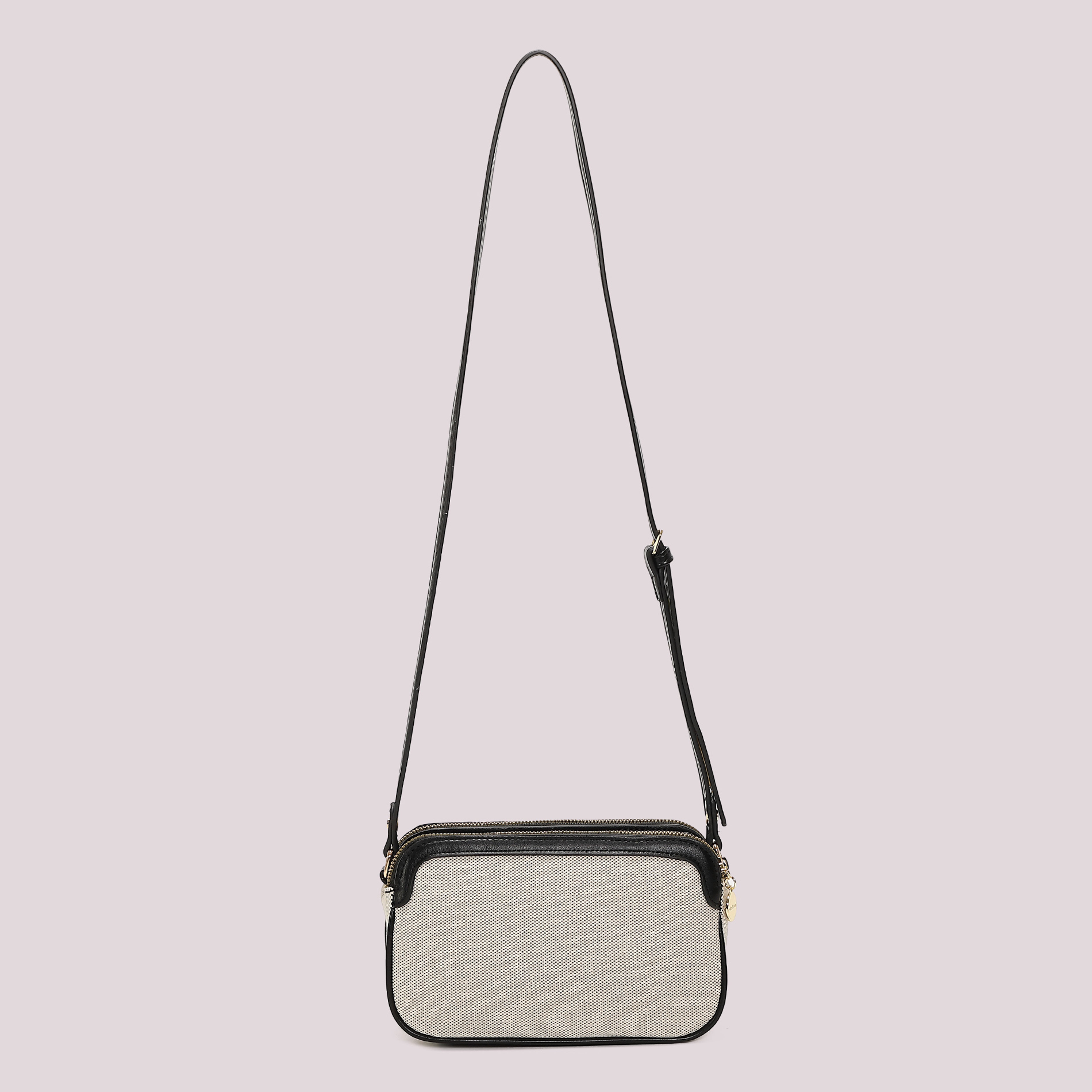 Mimi Mua Canvas Borsa a Tracolla Nero