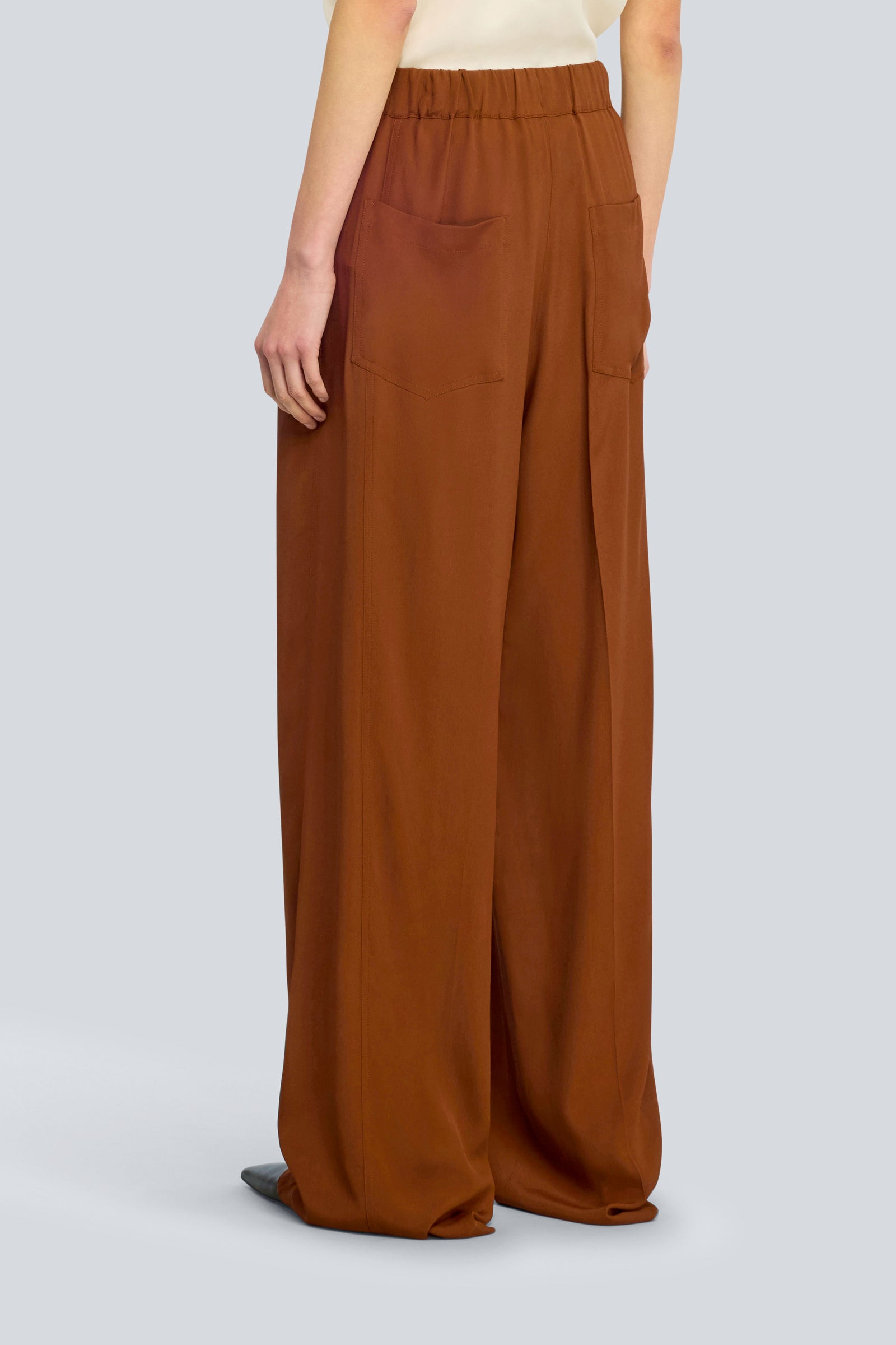 Semicouture Ginger Pantalone Crêpe Canyon